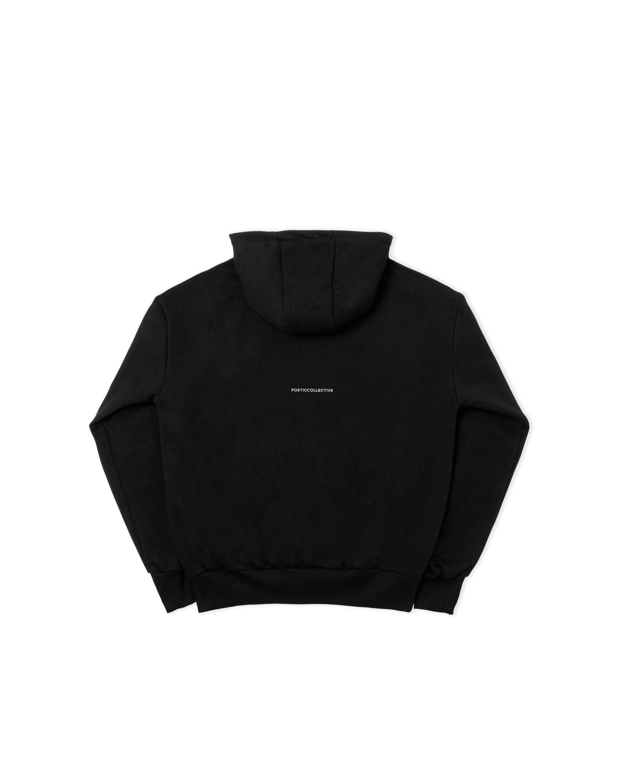 Poetic Collective Crayon Arm Zip Hoodie Black