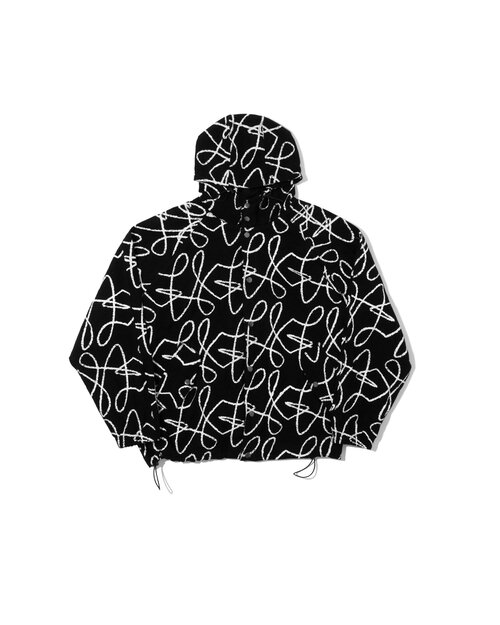 Poetic Collective Poetic Collective Boxy Doodle Jacket Black