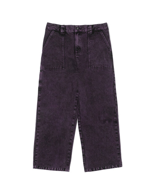Poetic Collective Poetic Collective Painter Pant Purple Acid Wash denim