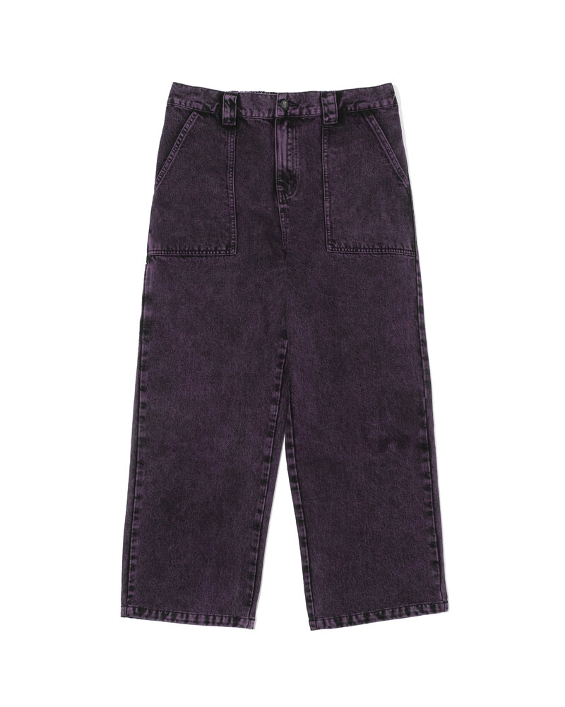 Poetic Collective Poetic Collective Painter Pant Purple Acid Wash denim