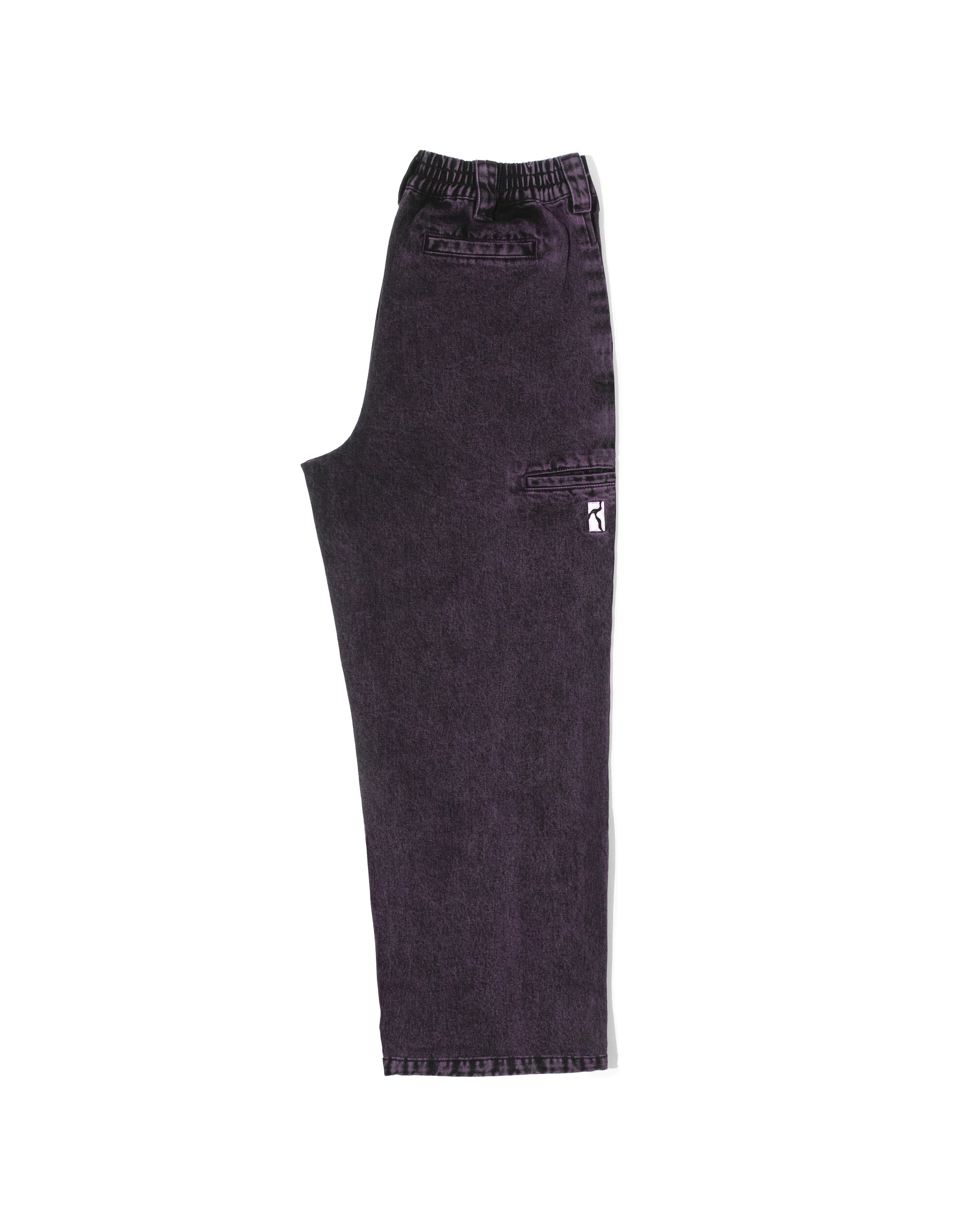 Poetic Collective Painter Pant Purple Acid Wash denim