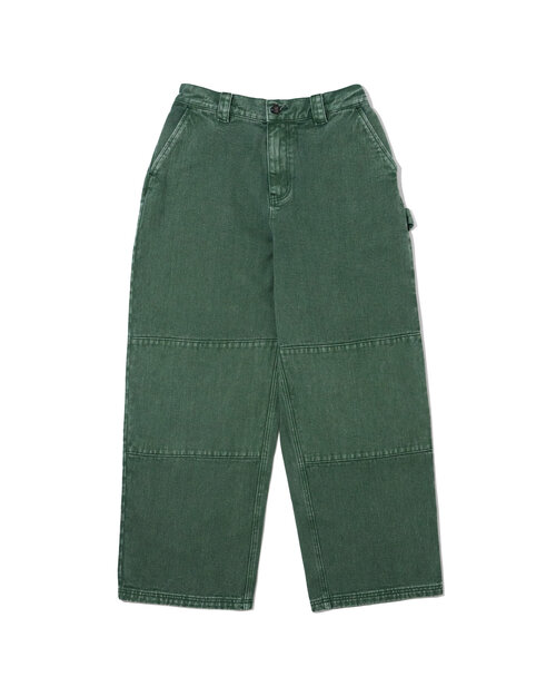 Poetic Collective Poetic Collective Sculpture Pant Green Acid Wash Denim