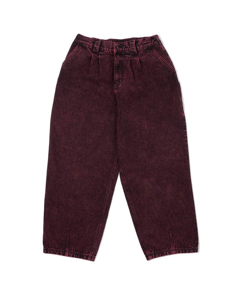 Poetic Collective Poetic Collective Ballon Pant Red Acid Denim Wash