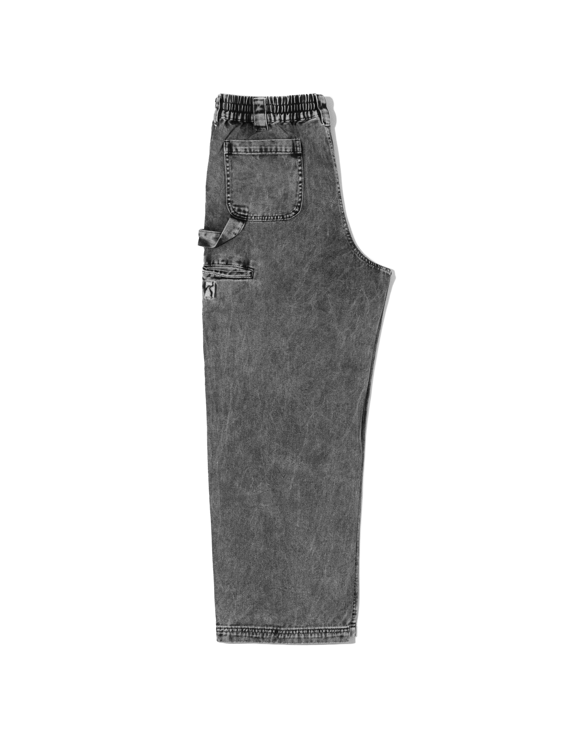 Poetic Collective Split Pant Grey denim wash