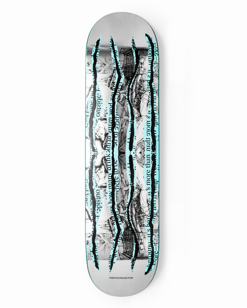 Poetic Collective Poetic Collective Blue Stripes Foil Deck 8.25