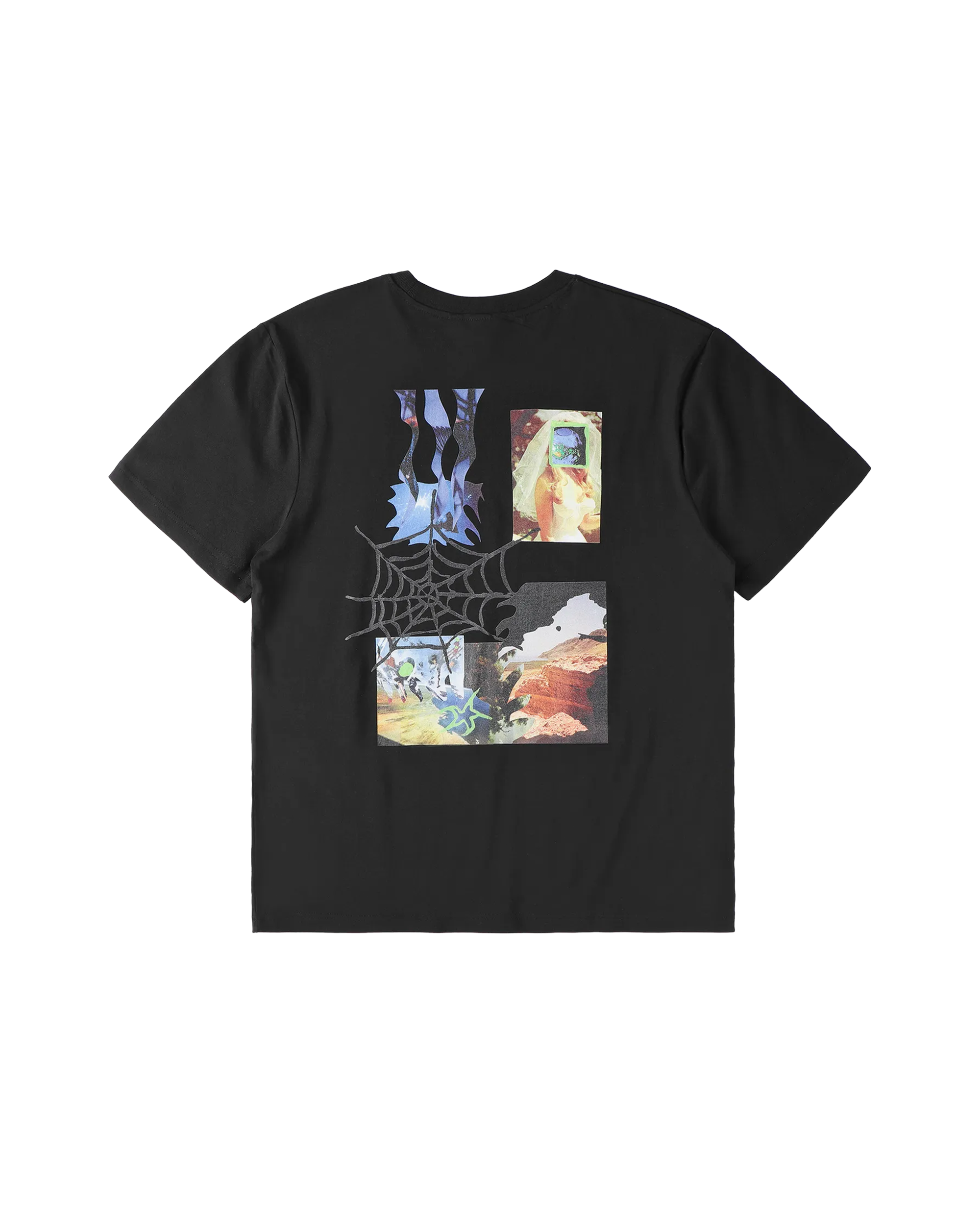 Poetic Collective Bride Collage T-Shirt Black