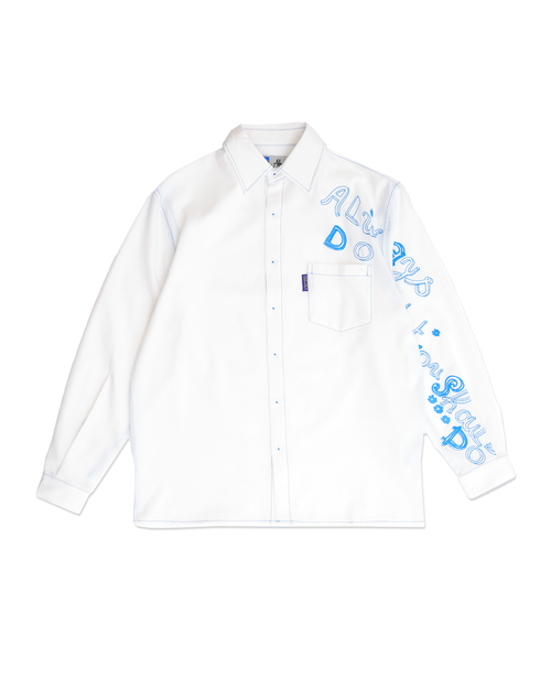 always Always Handstyle LS shirt (white)