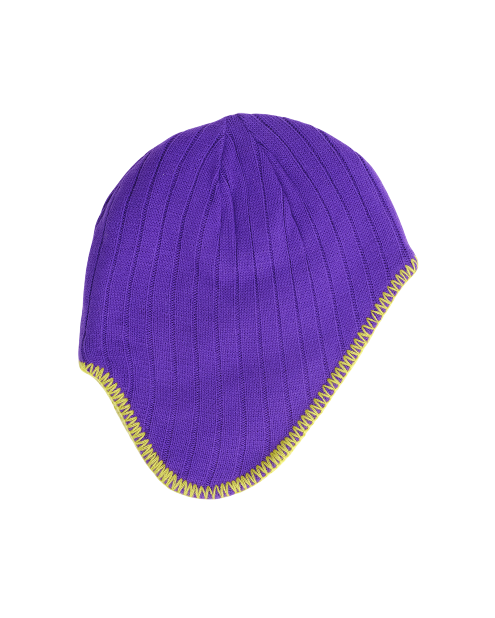 Always reversible ear flap (purple/green)