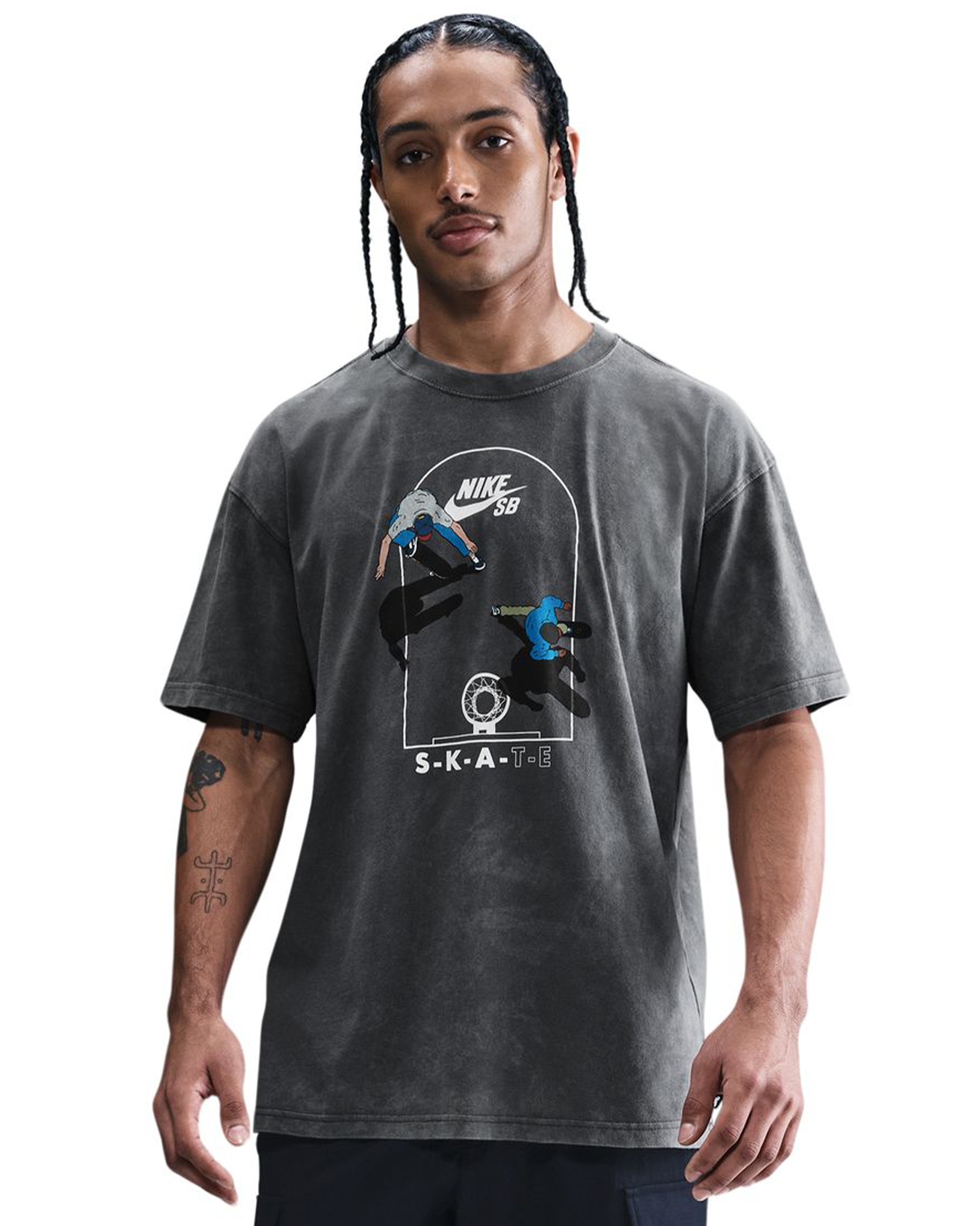 Nike SB Max90 Skate T-Shirt - Anthracite