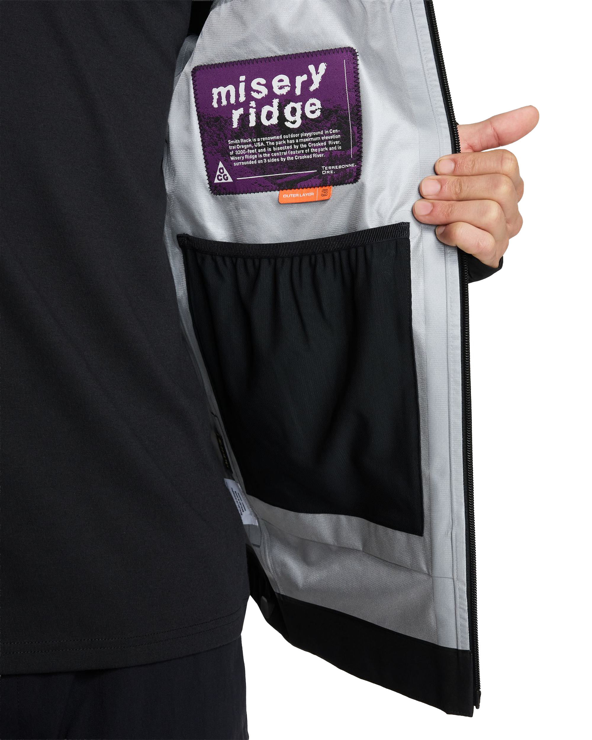 Nike ACG Jacket Misery Ridge Gore-Tex Black/Summit White