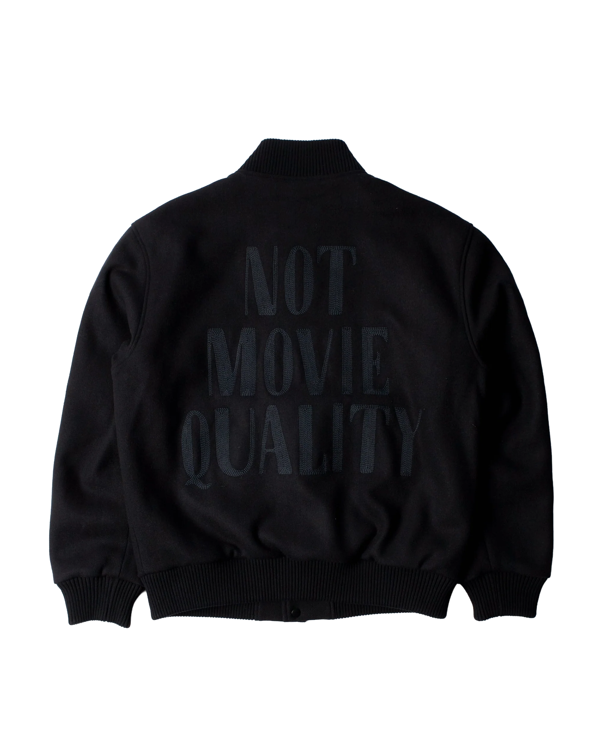 Parra Not Movie Varsity Jacket Black