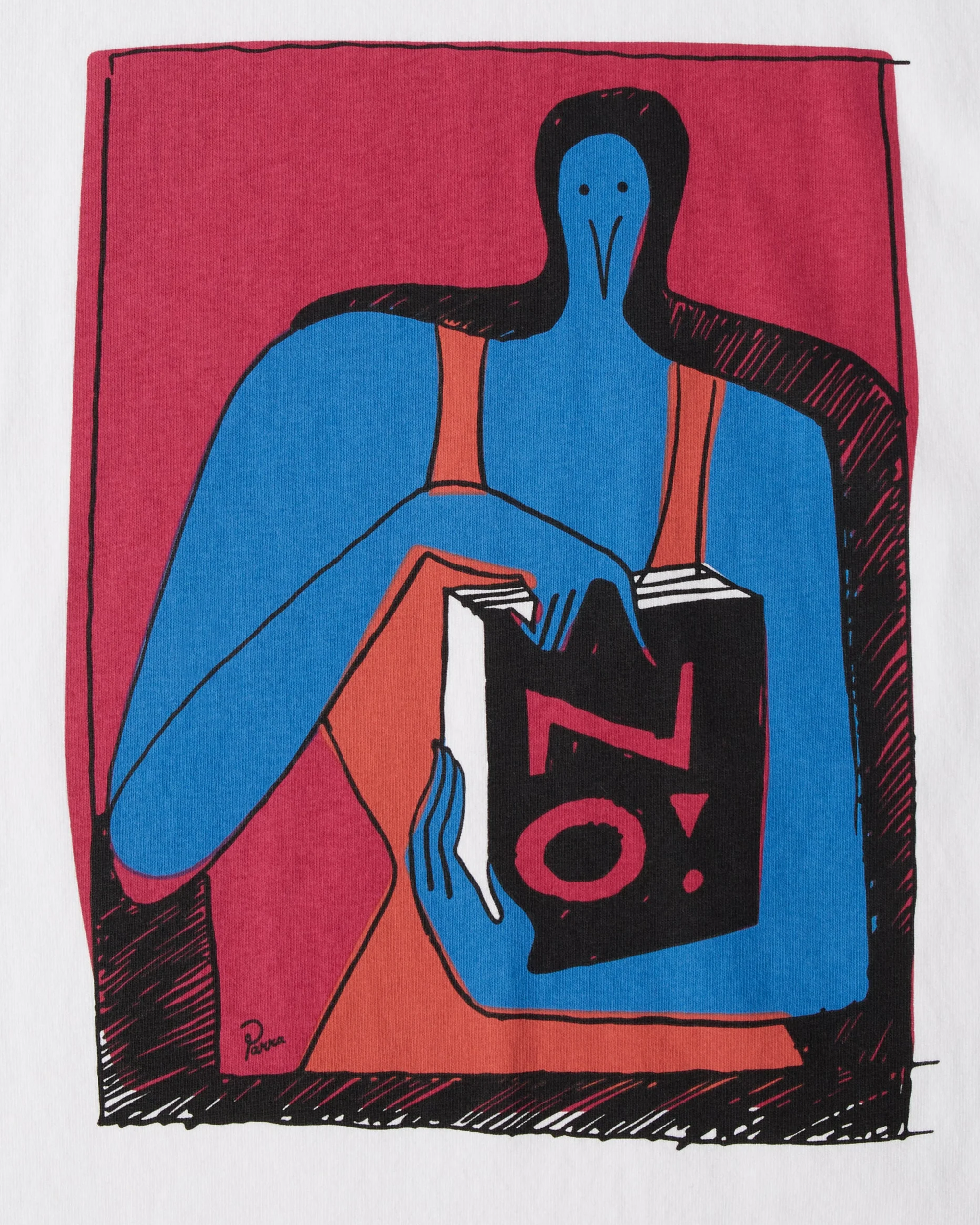 Parra No Books T-Shirt