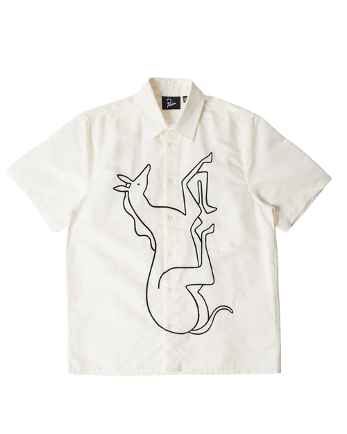 Parra Parra Vertical Horse Short Sleeve Shirt - Off White