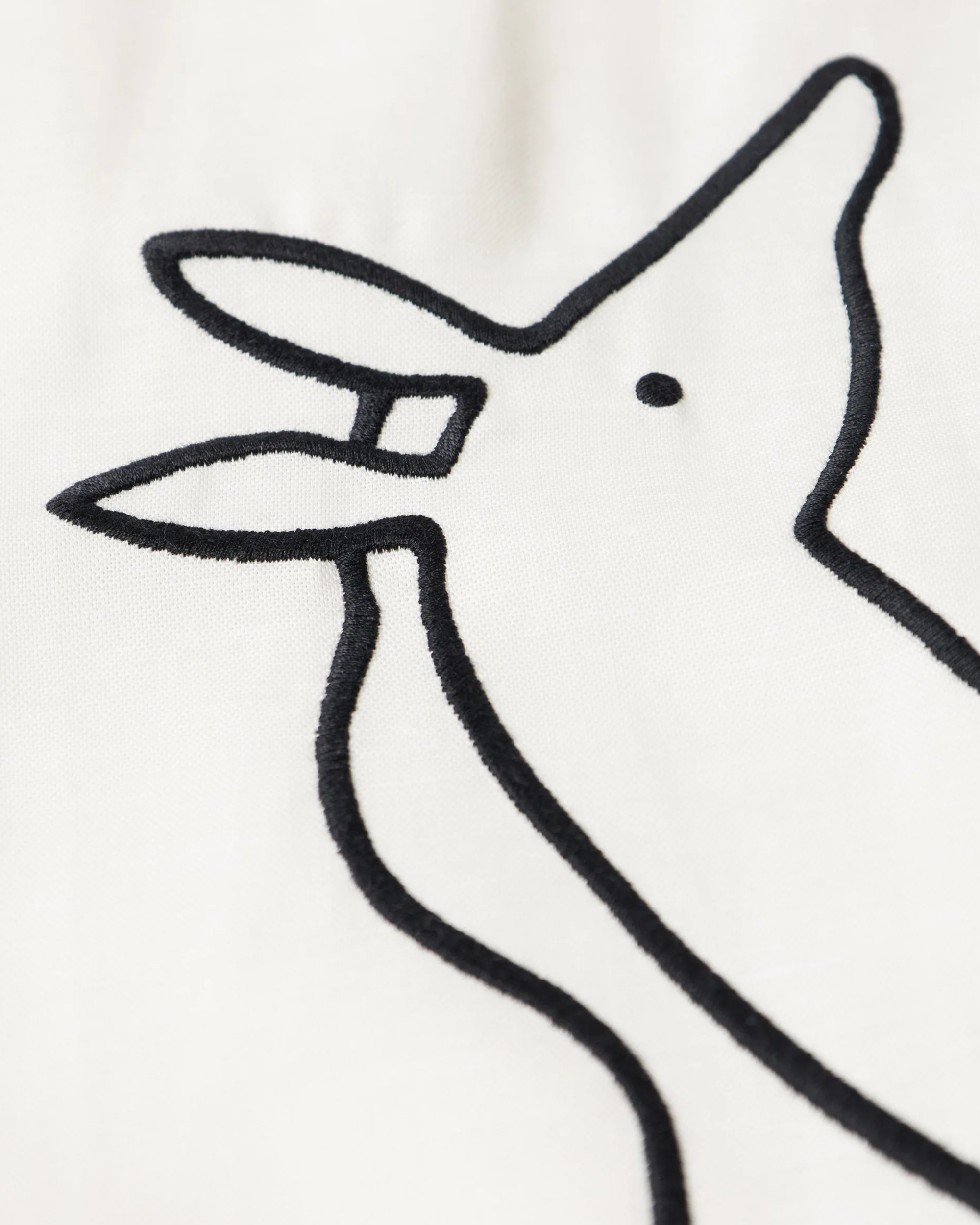 Parra Vertical Horse Short Sleeve Shirt - Off White
