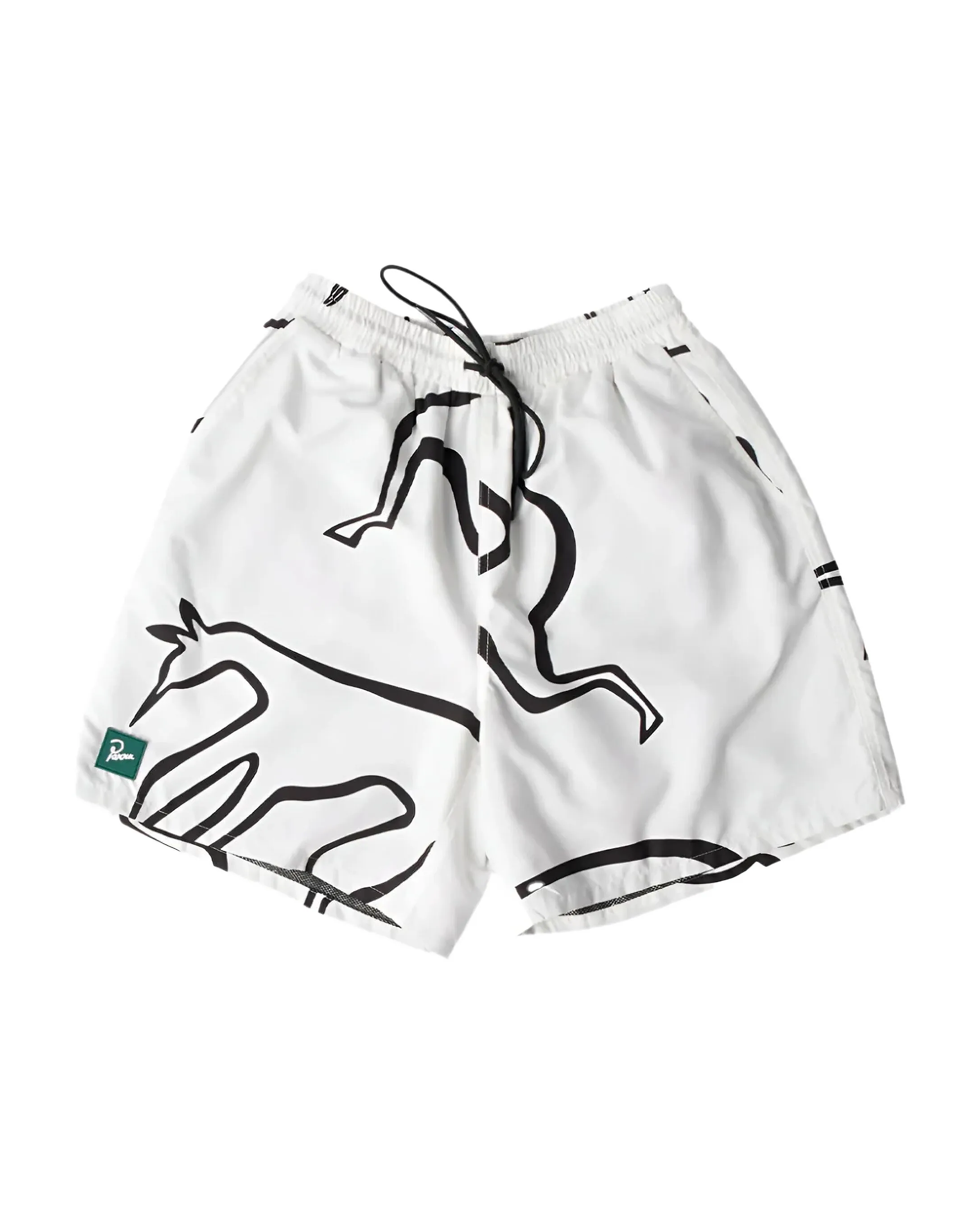 Parra Yoga Walk Swim Short - White