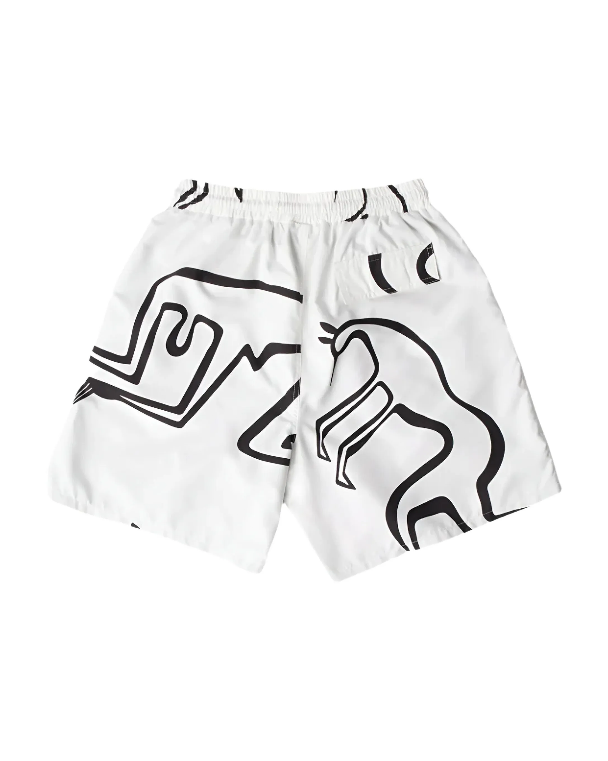 Parra Yoga Walk Swim Short - White