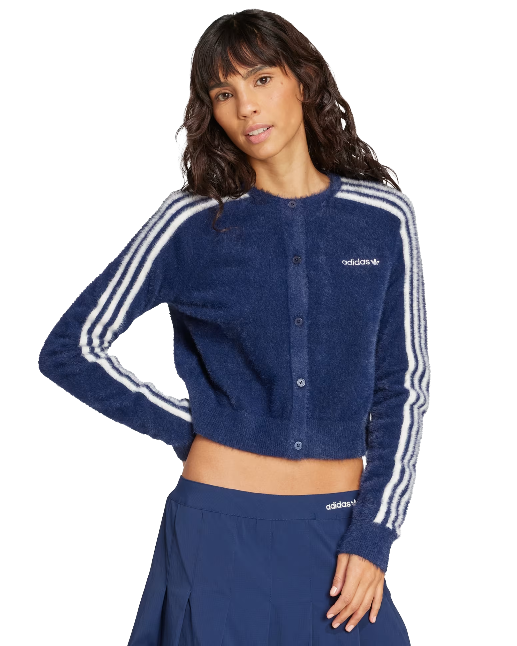 Adidas Fluffy Knitted Vest Night Indigo