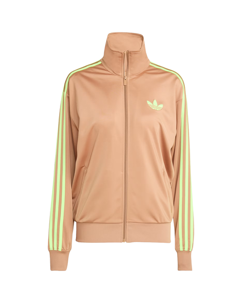 Adidas Adidas Firebird Track Top - Brown / Signal Green