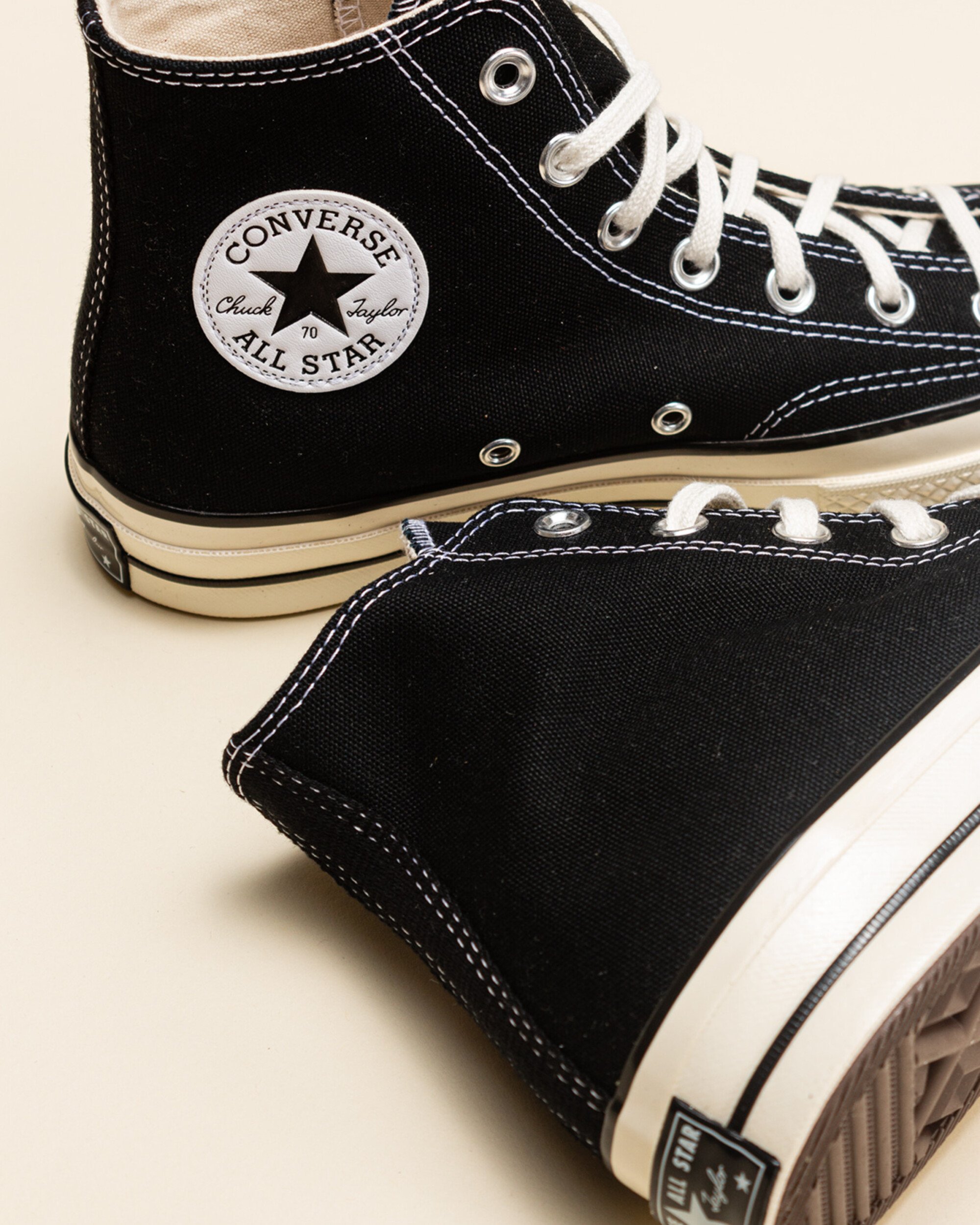 Converse Chuck 70 Hi - Black / Black / Egret