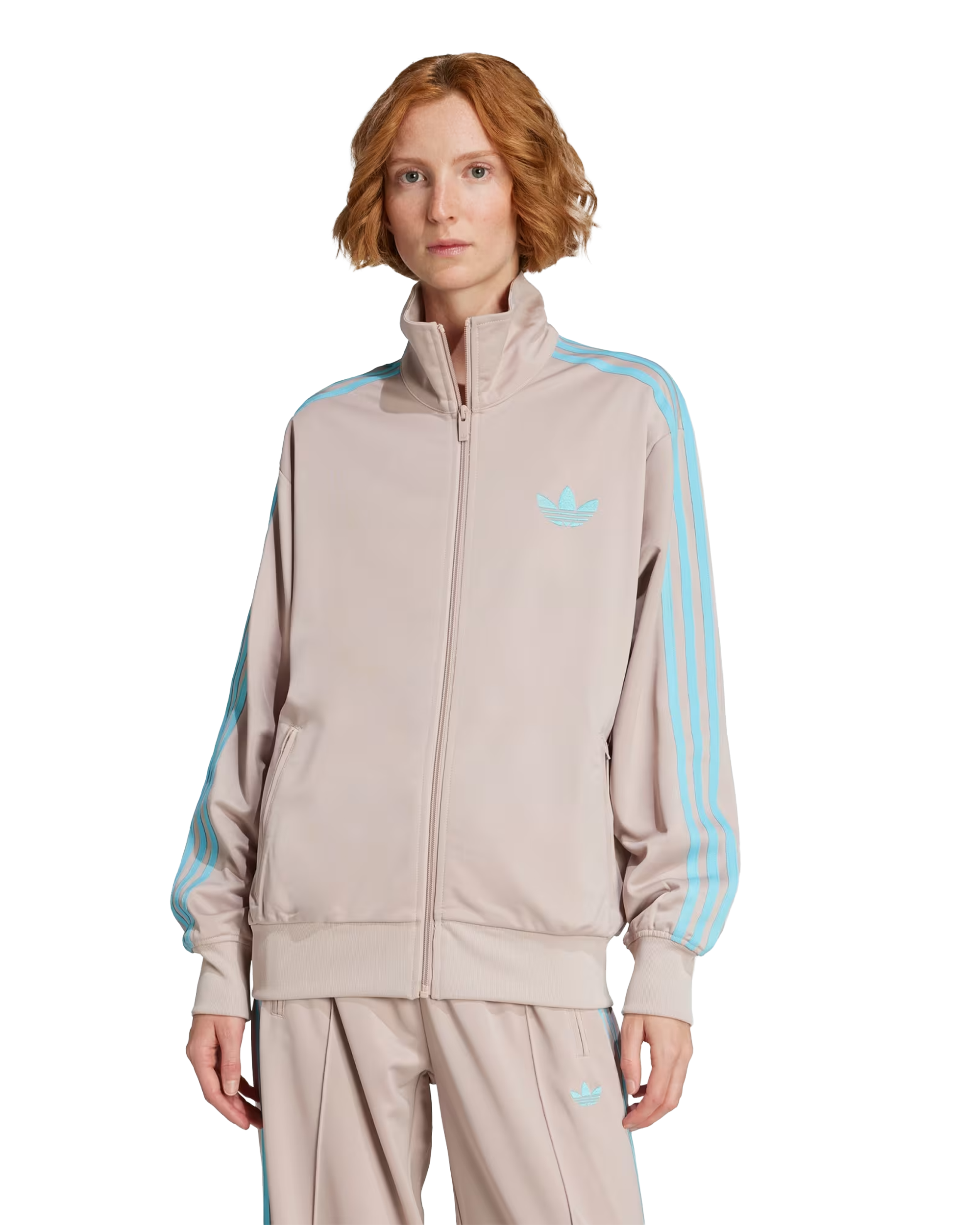 Adidas Firebird Tracktop Beige/Blue Glow