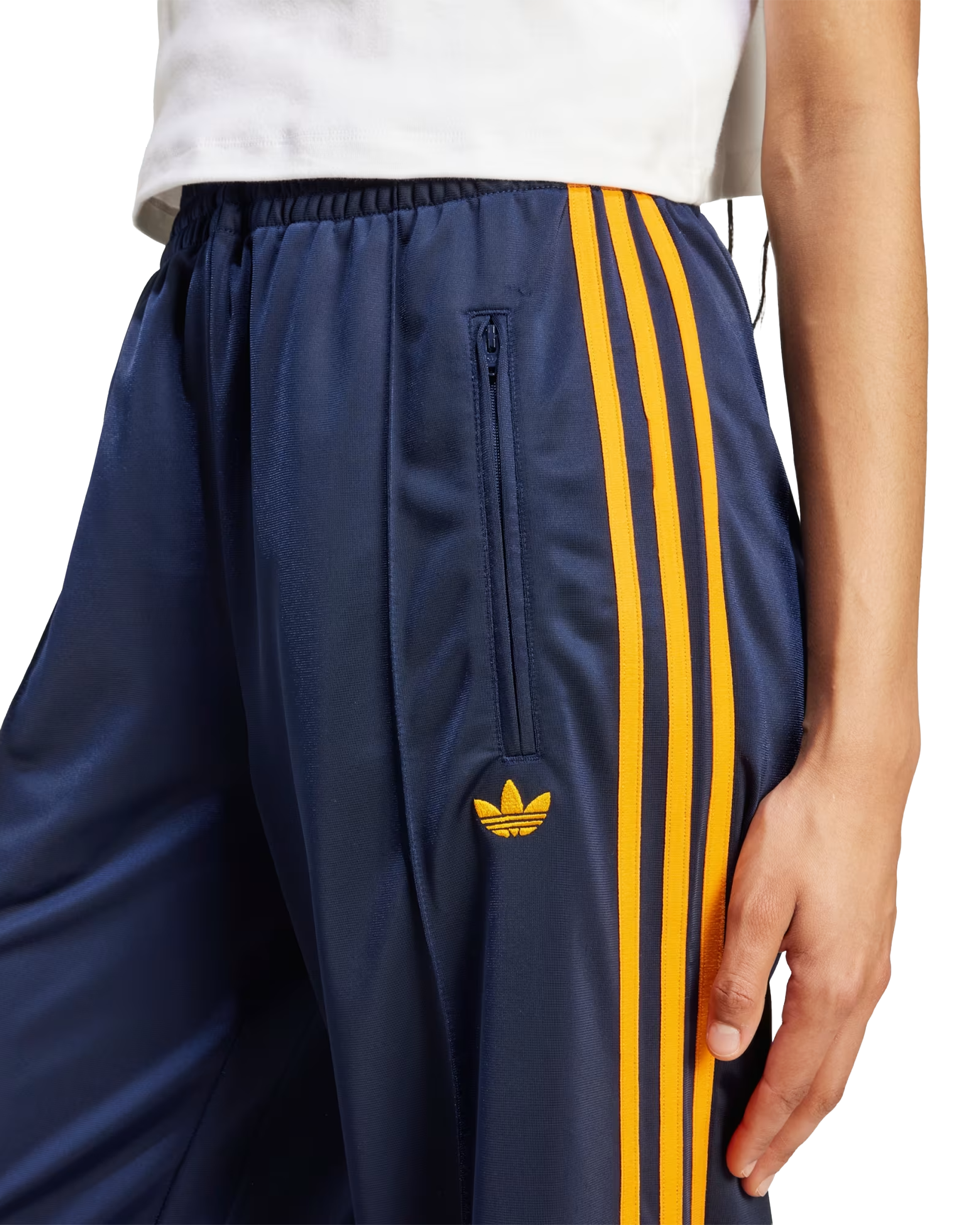 Adidas Firebird Loose Trackpants - Night Indigo/Crew Orange