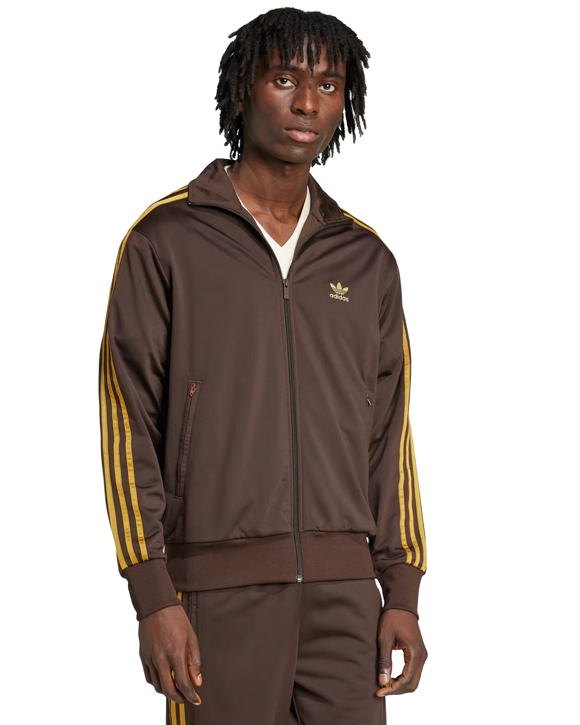 Adidas Firebird Track Top - Dark Borwn / Preloved Bronze