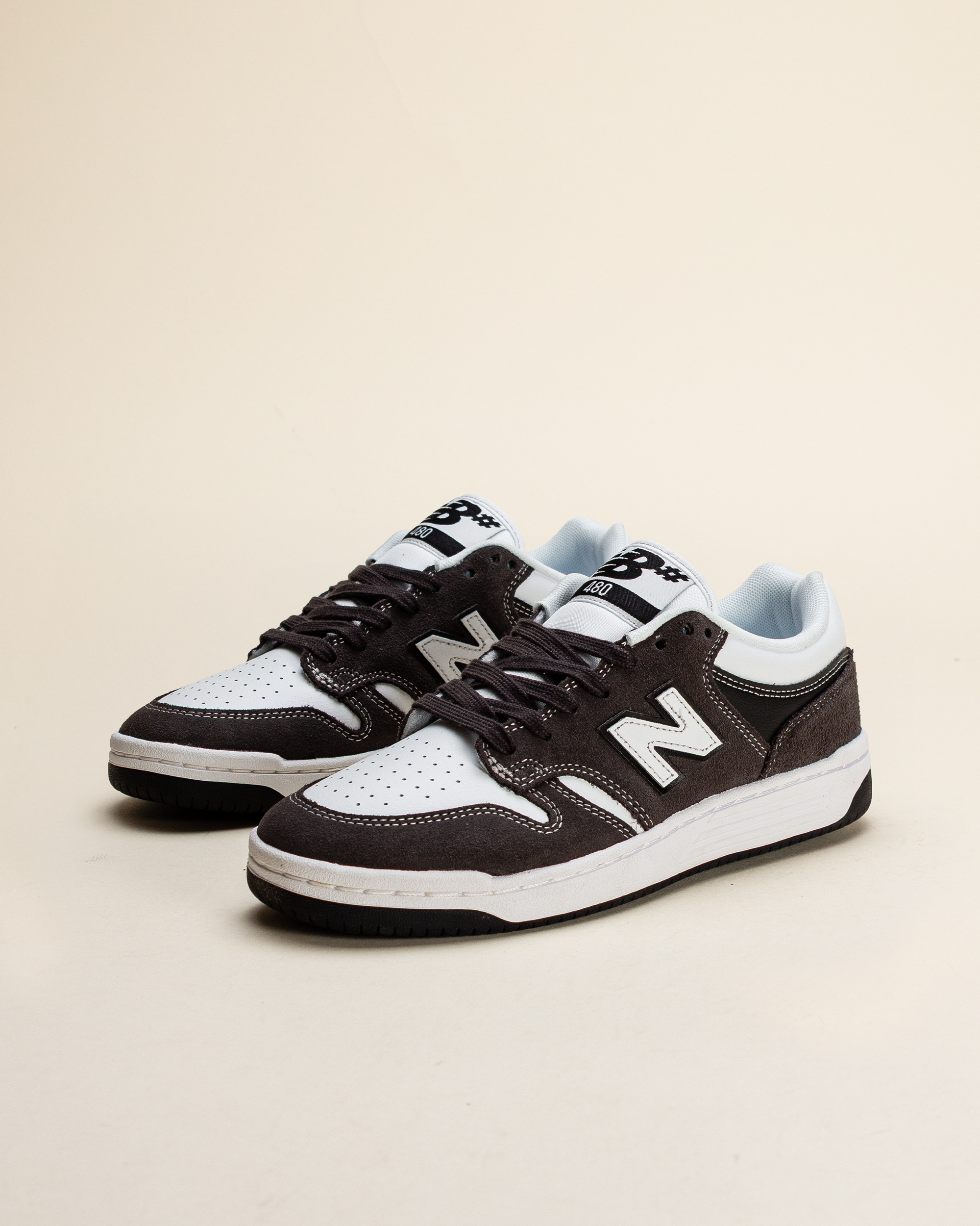New Balance Numeric 480 Black Cement with White