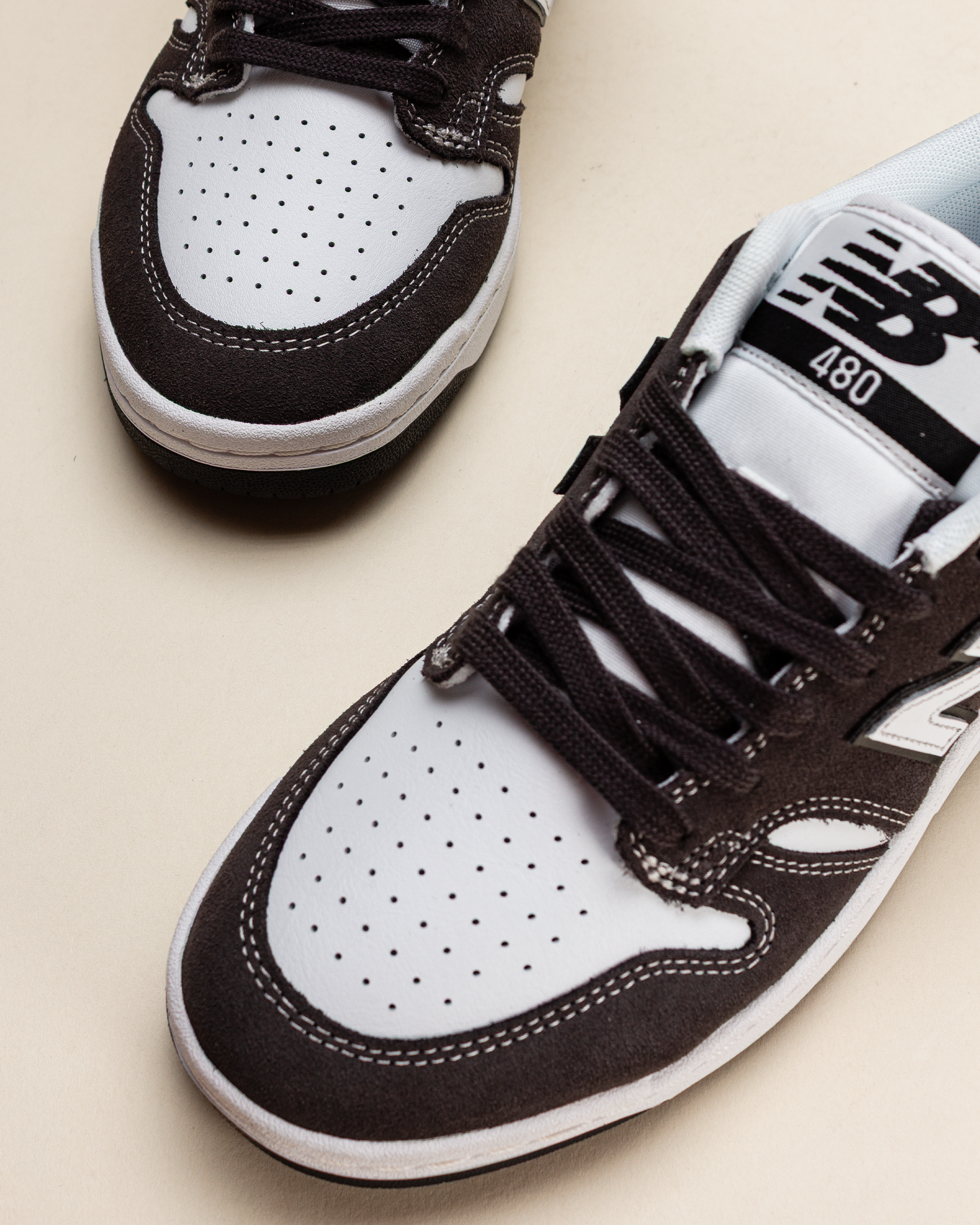 New Balance Numeric 480 Black Cement with White