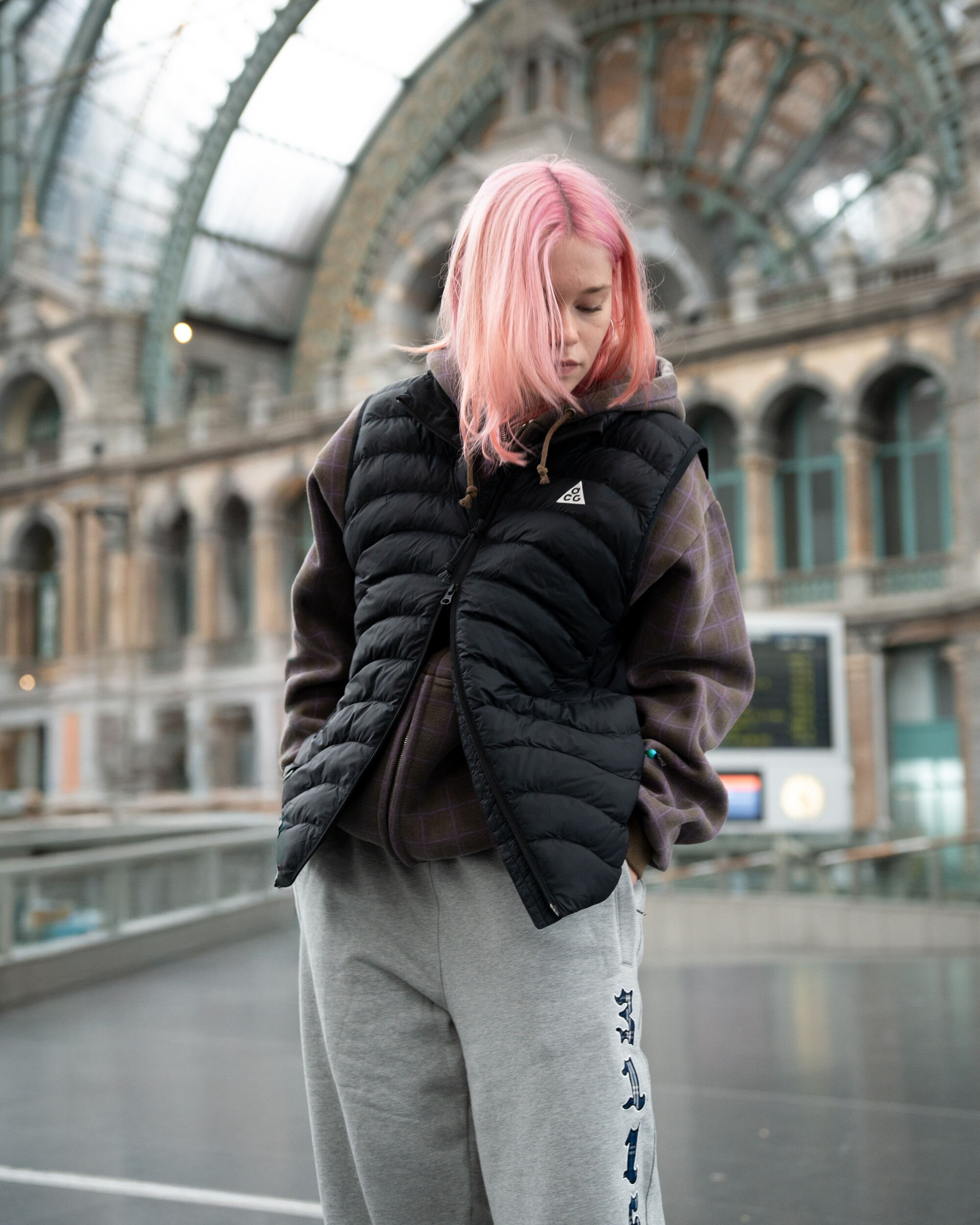 Always 3116 premium relaxed no cuffed jogger (grey)