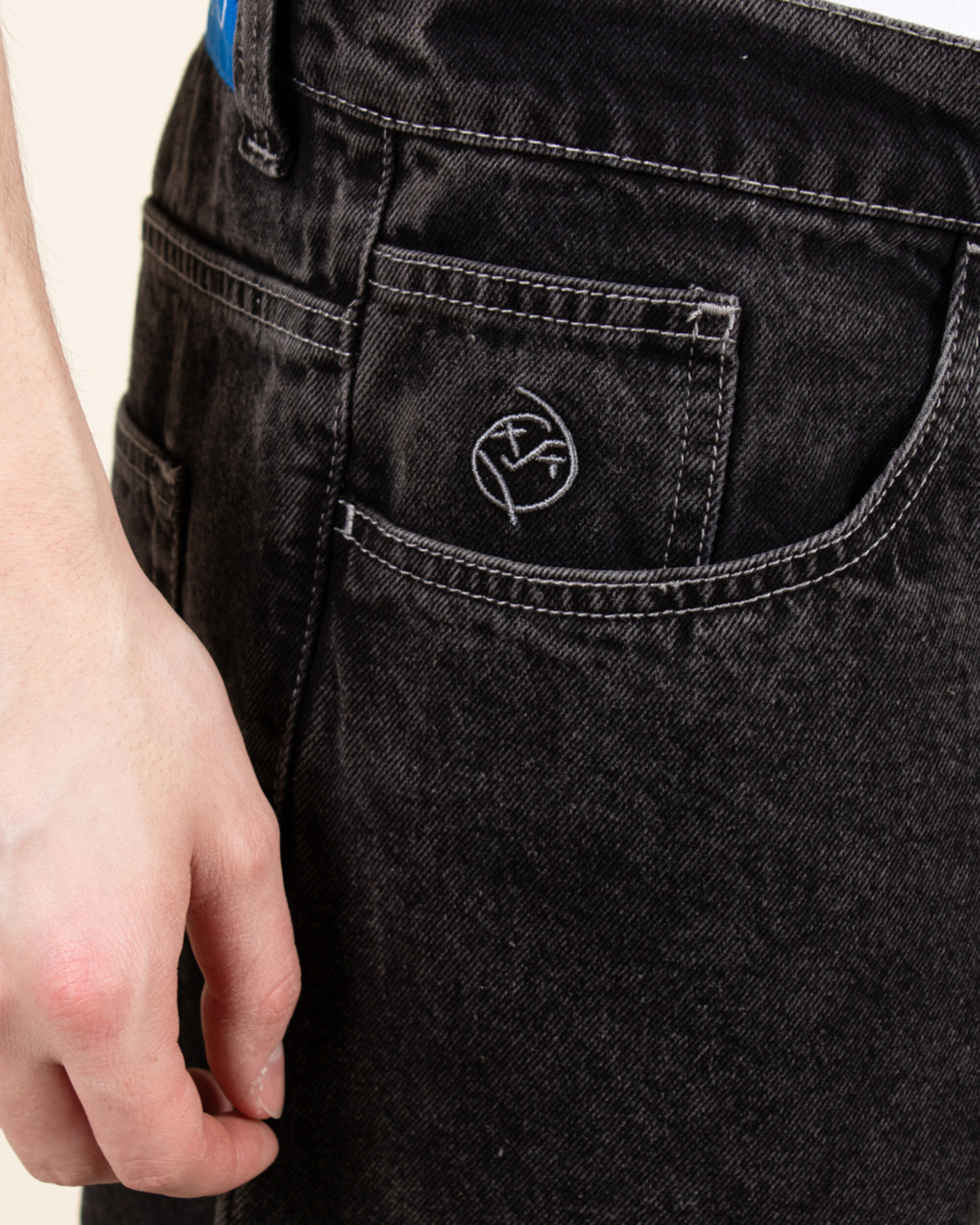 Polar Big Boy Jeans - Silver Black