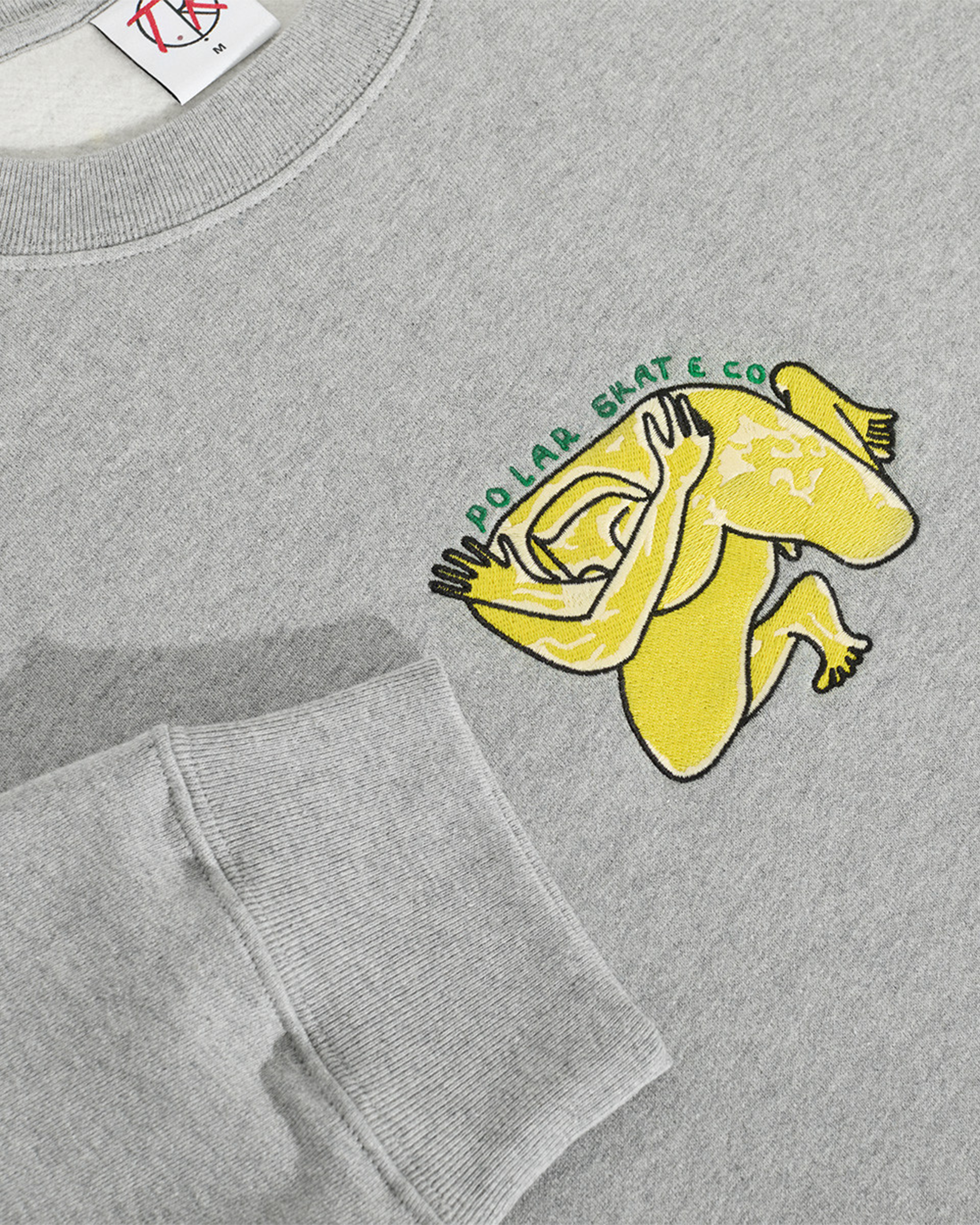 Polar Shy Bow Dave Crewneck - Heather Grey