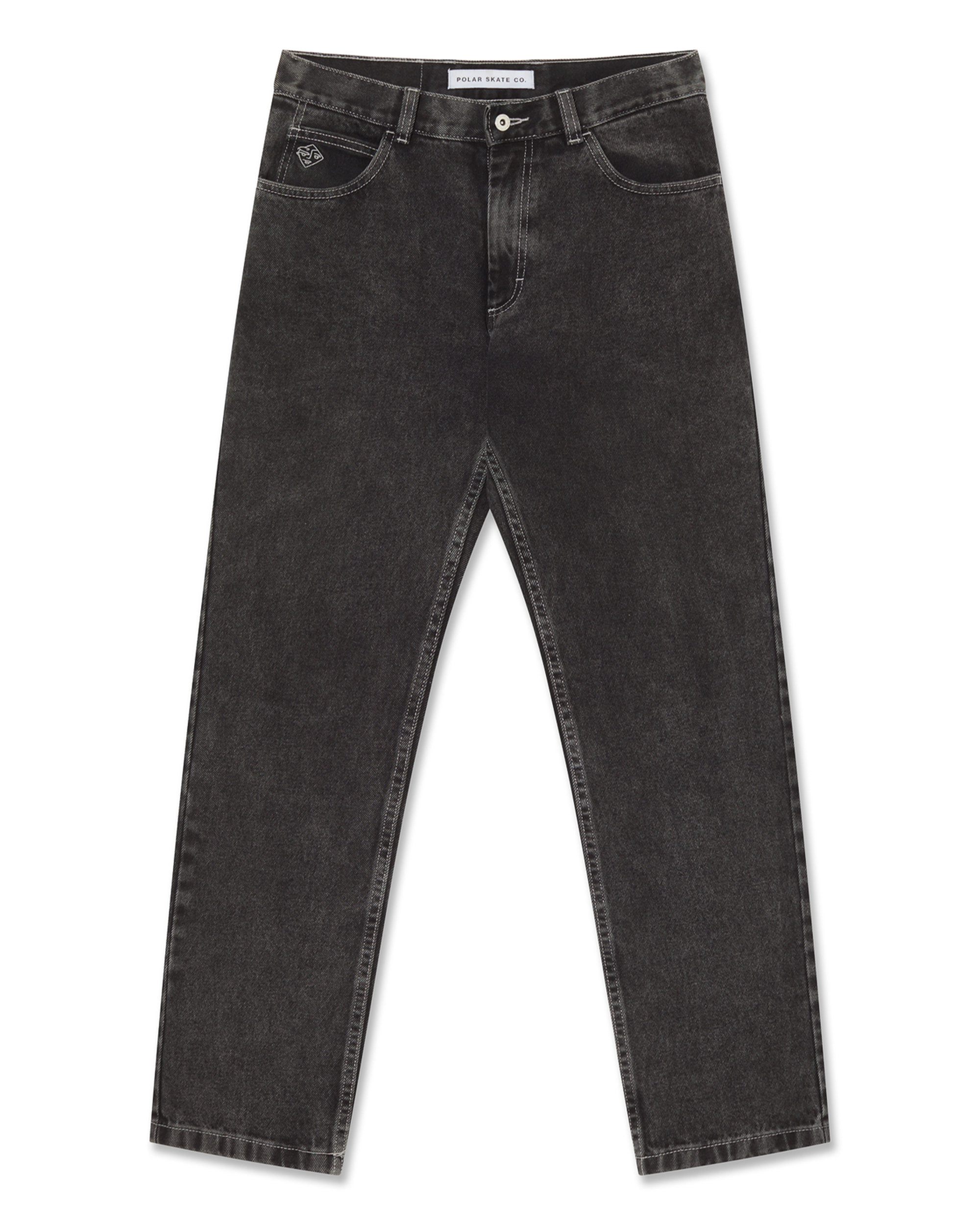 Polar 89! Pants - Silver Black