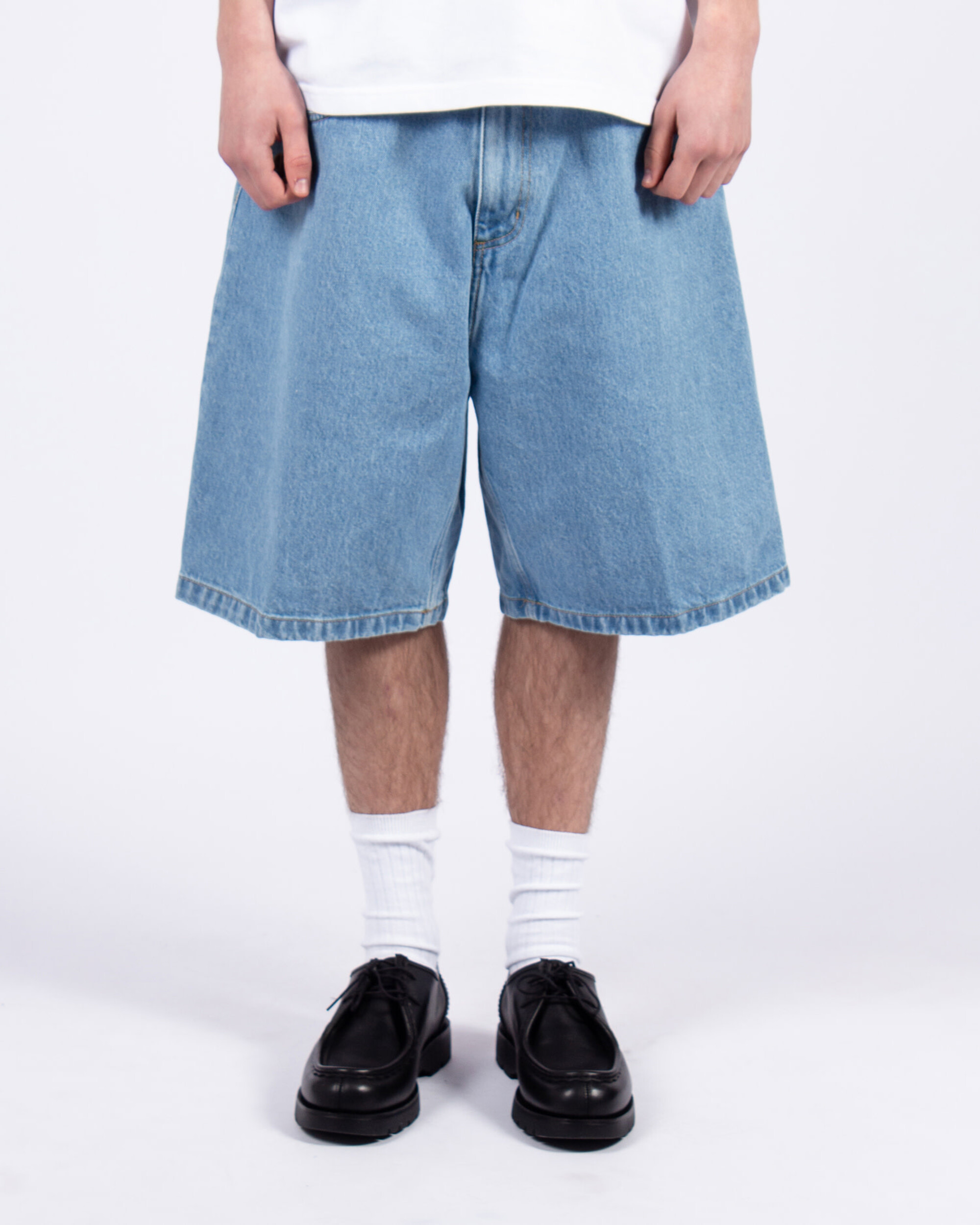 Carhartt WIP Brandon Short - Blue Stone Bleached