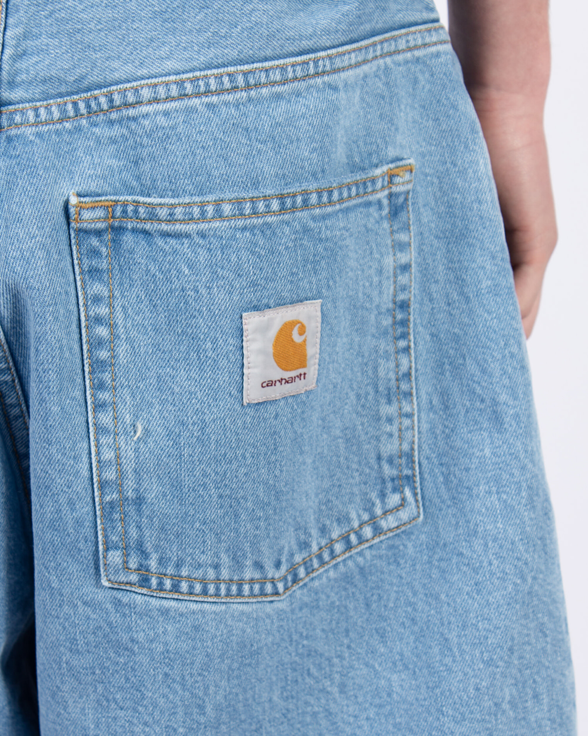 Carhartt WIP Brandon Short - Blue Stone Bleached