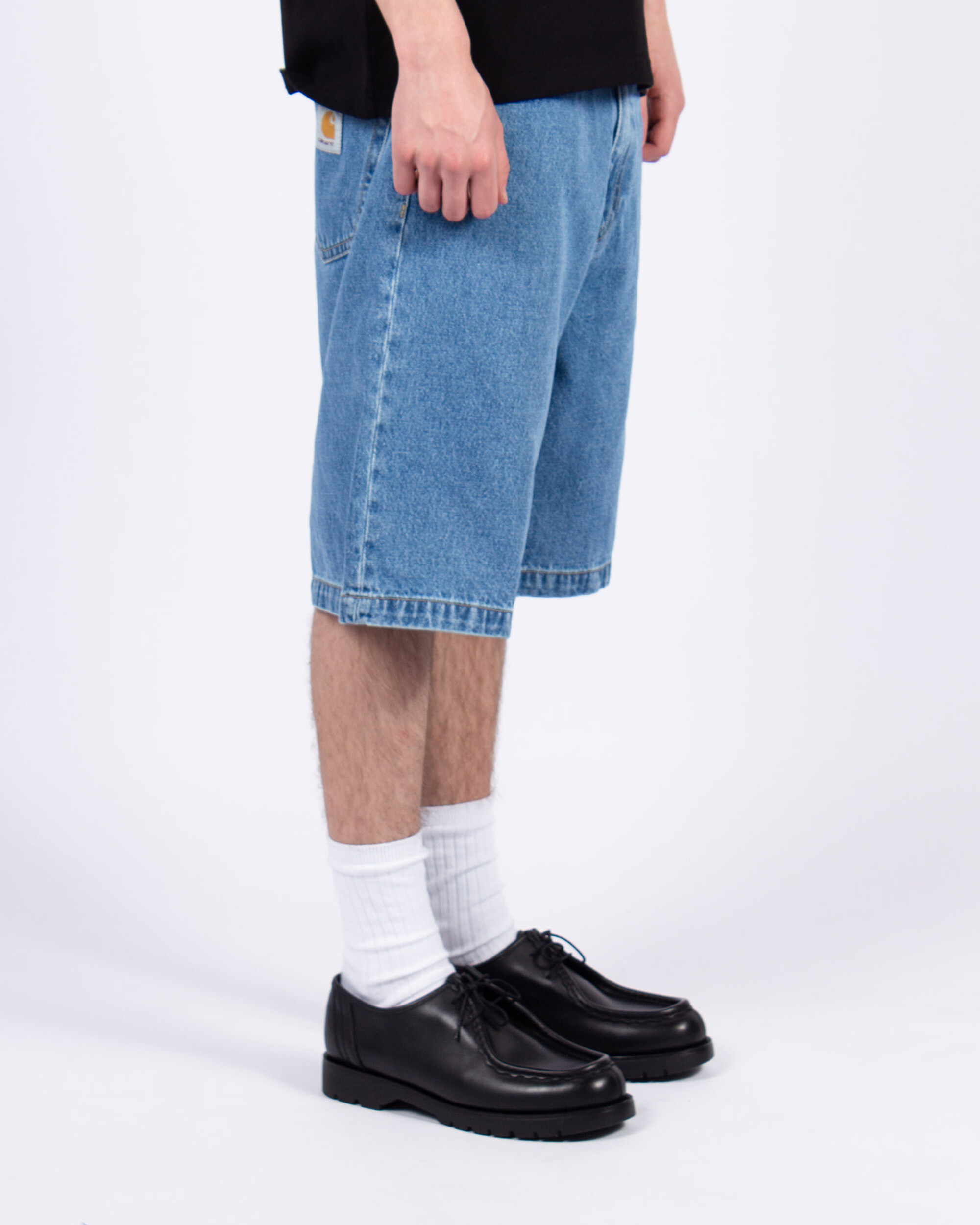 Carhartt WIP Landon Short - Blue Heavy Stone Wash