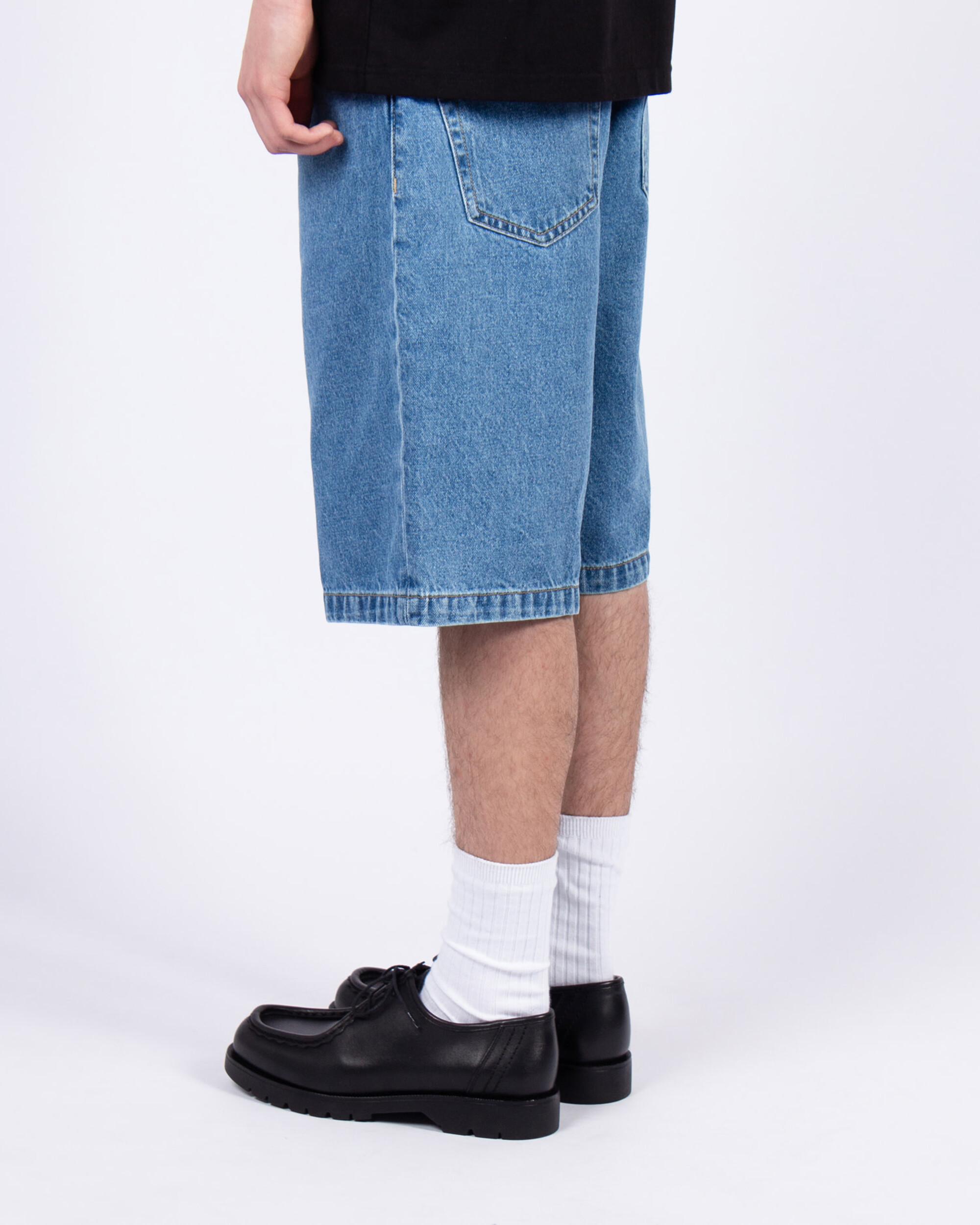 Carhartt WIP Landon Short - Blue Heavy Stone Wash