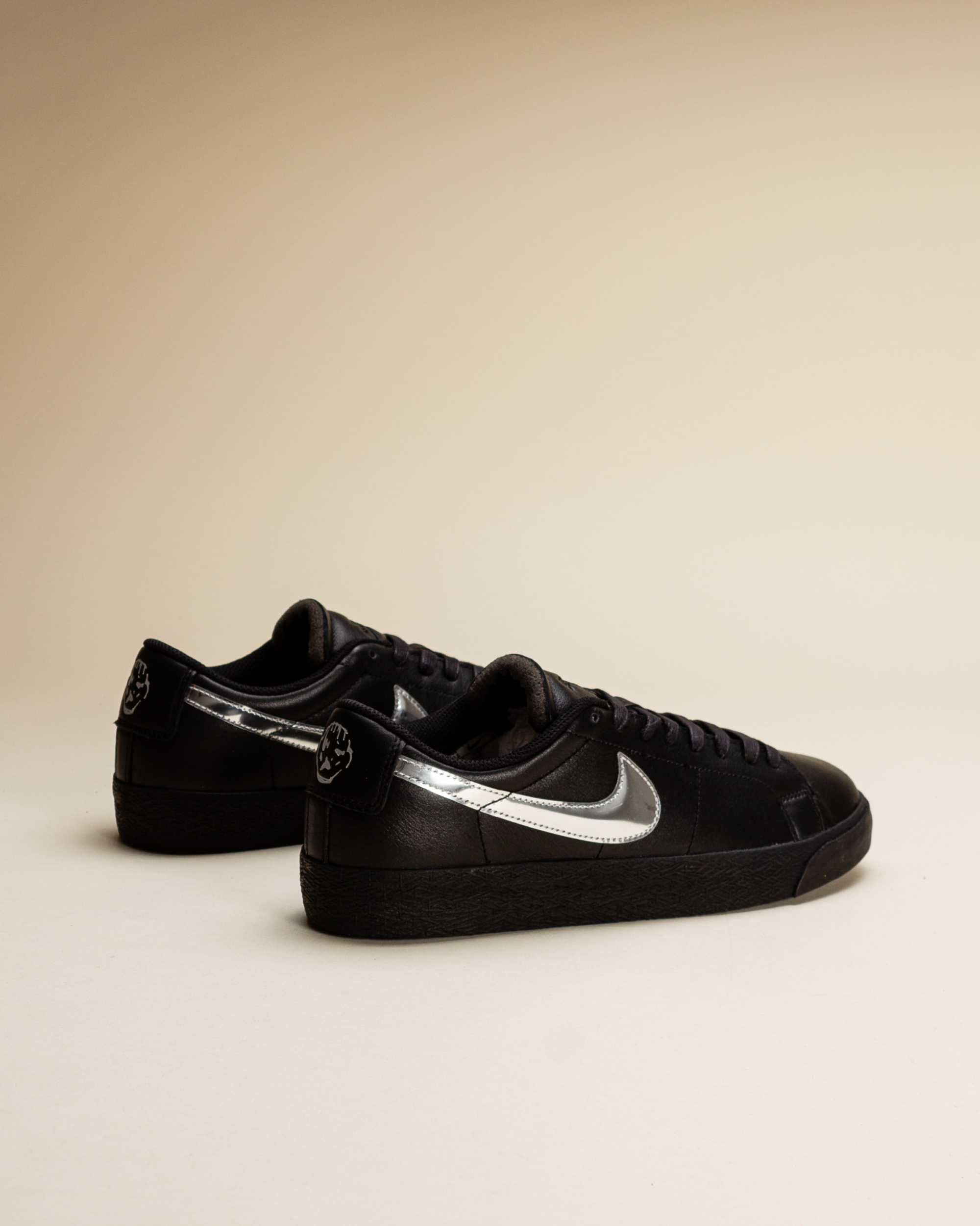 Nike SB x Dancer Blazer Low Black/Metallic Silver/Black