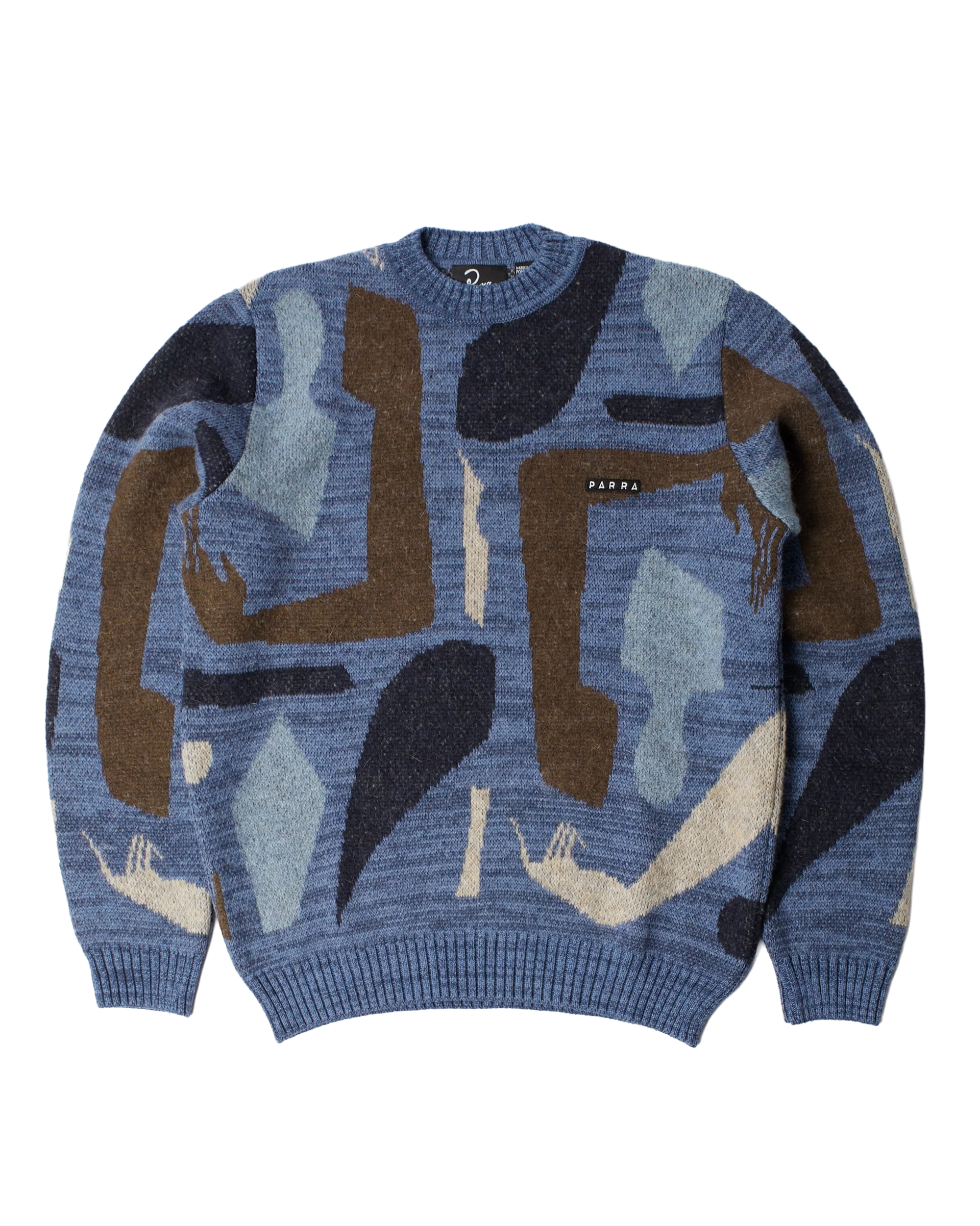Parra Detached knitting Pullover - Blue