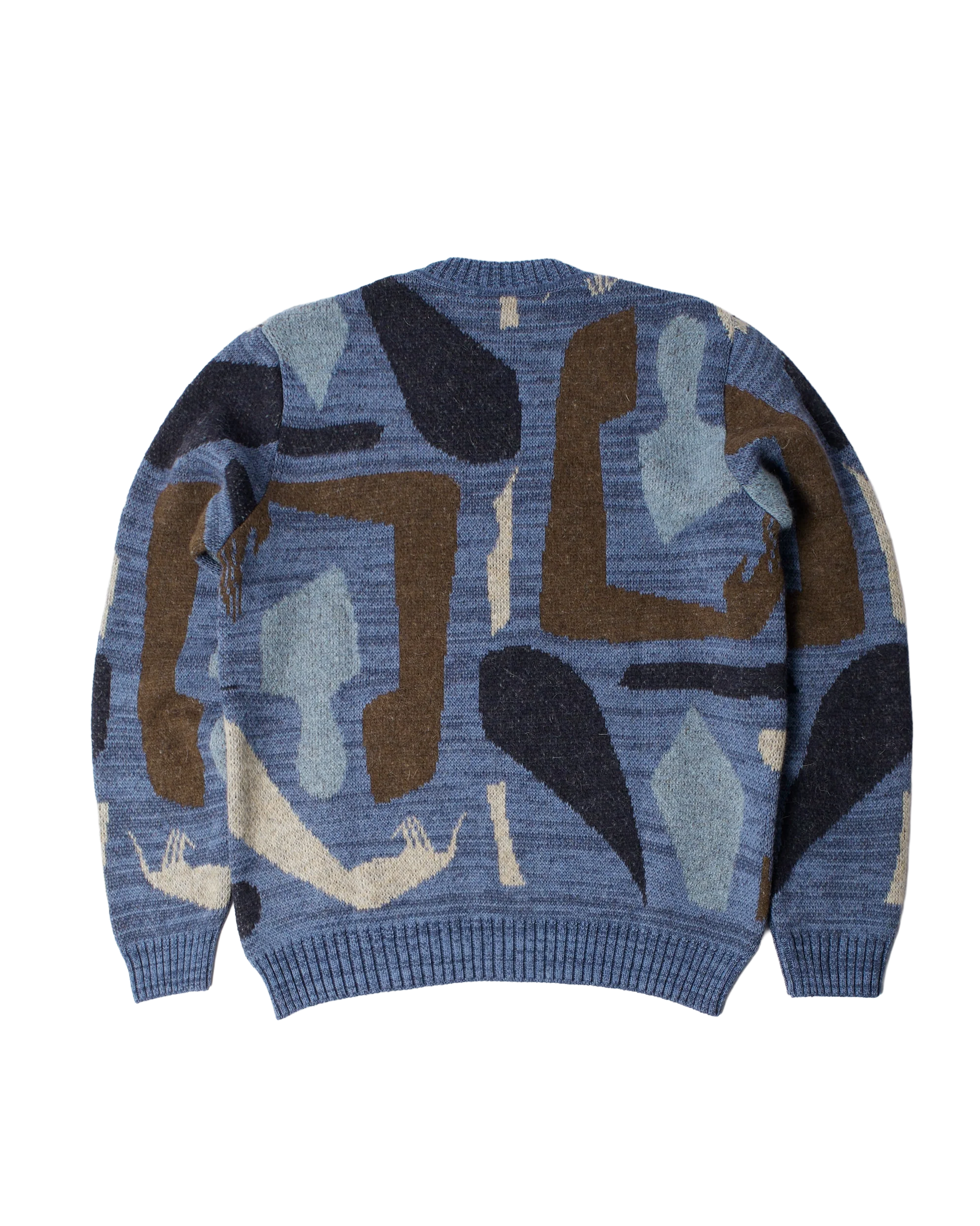 Parra Detached knitting Pullover - Blue