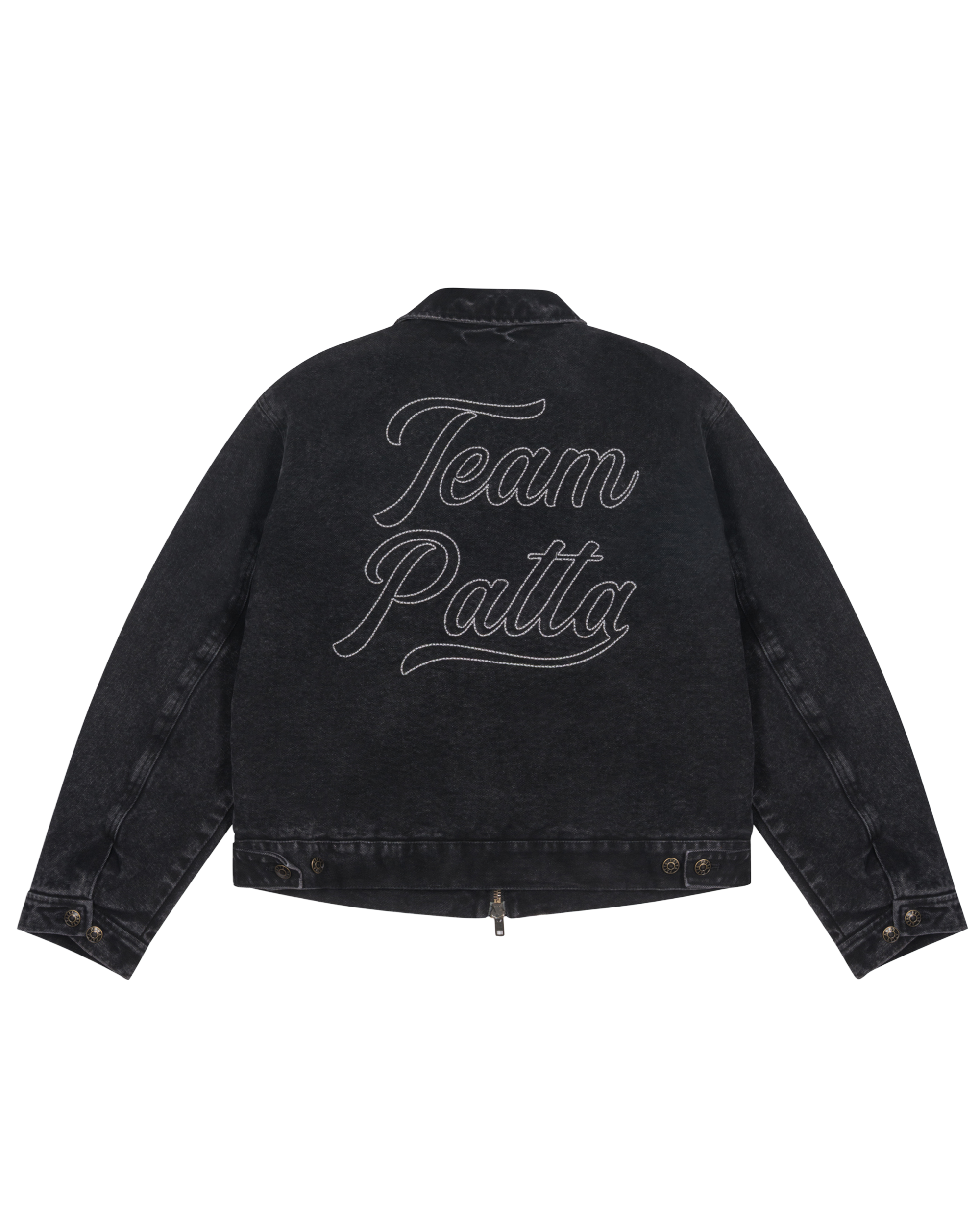 Patta Washed Canvas Jacket - Black
