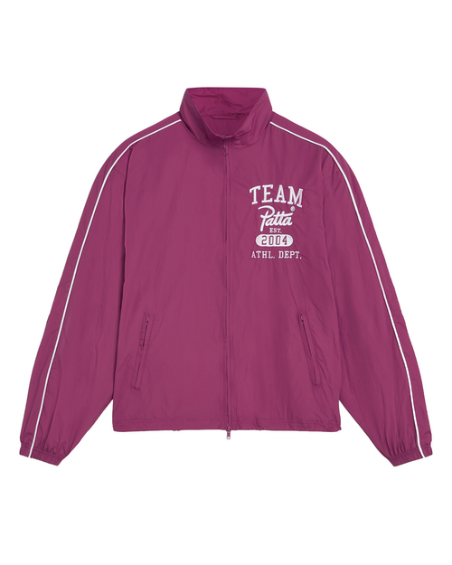 Patta Patta Athletic Nylon Track Jacket - Boysenberry