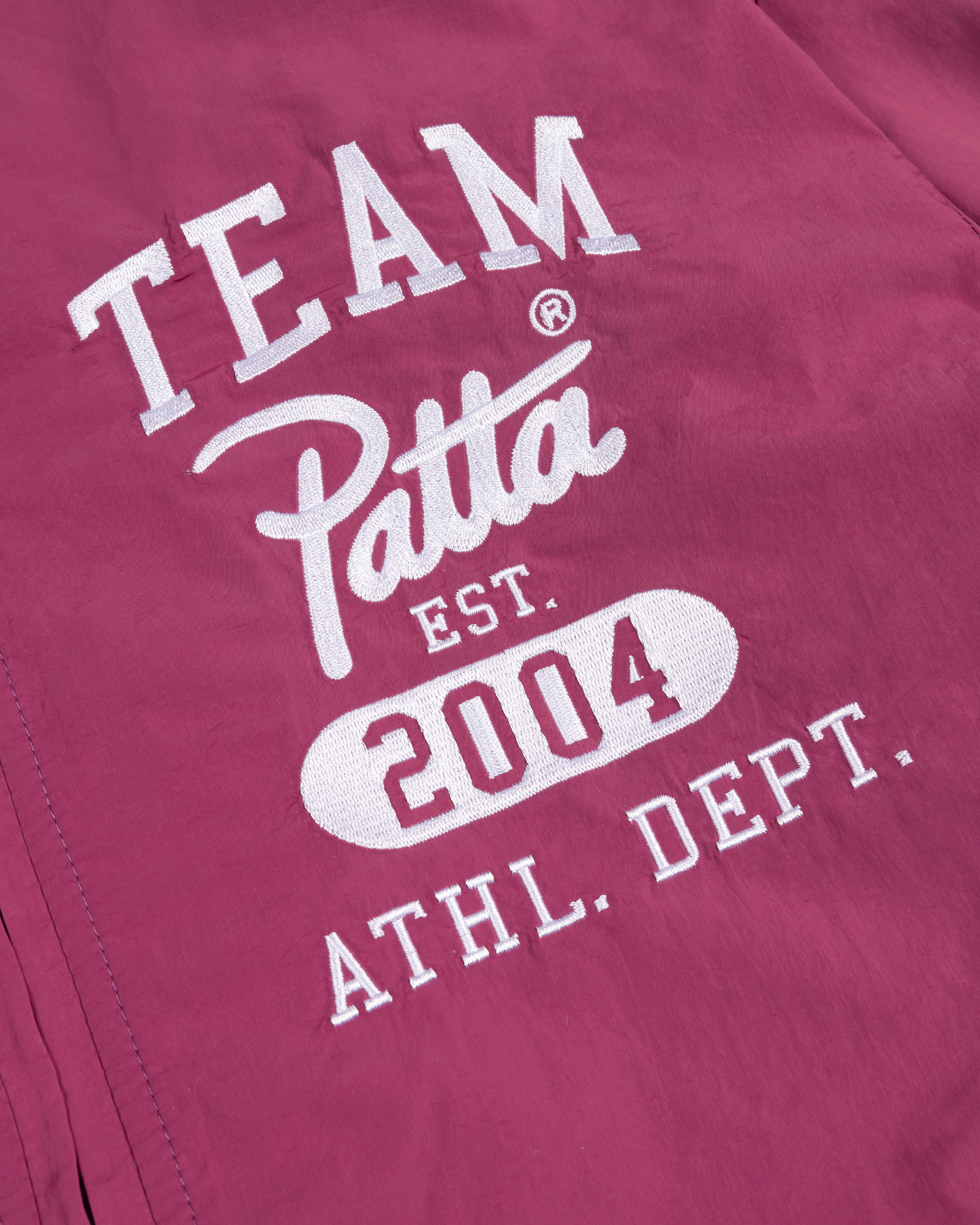 Patta Athletic Nylon Track Jacket - Boysenberry