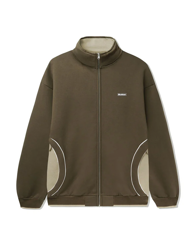 buttergoods Butter Goods Endurance Zip-Thru Top Chocolate