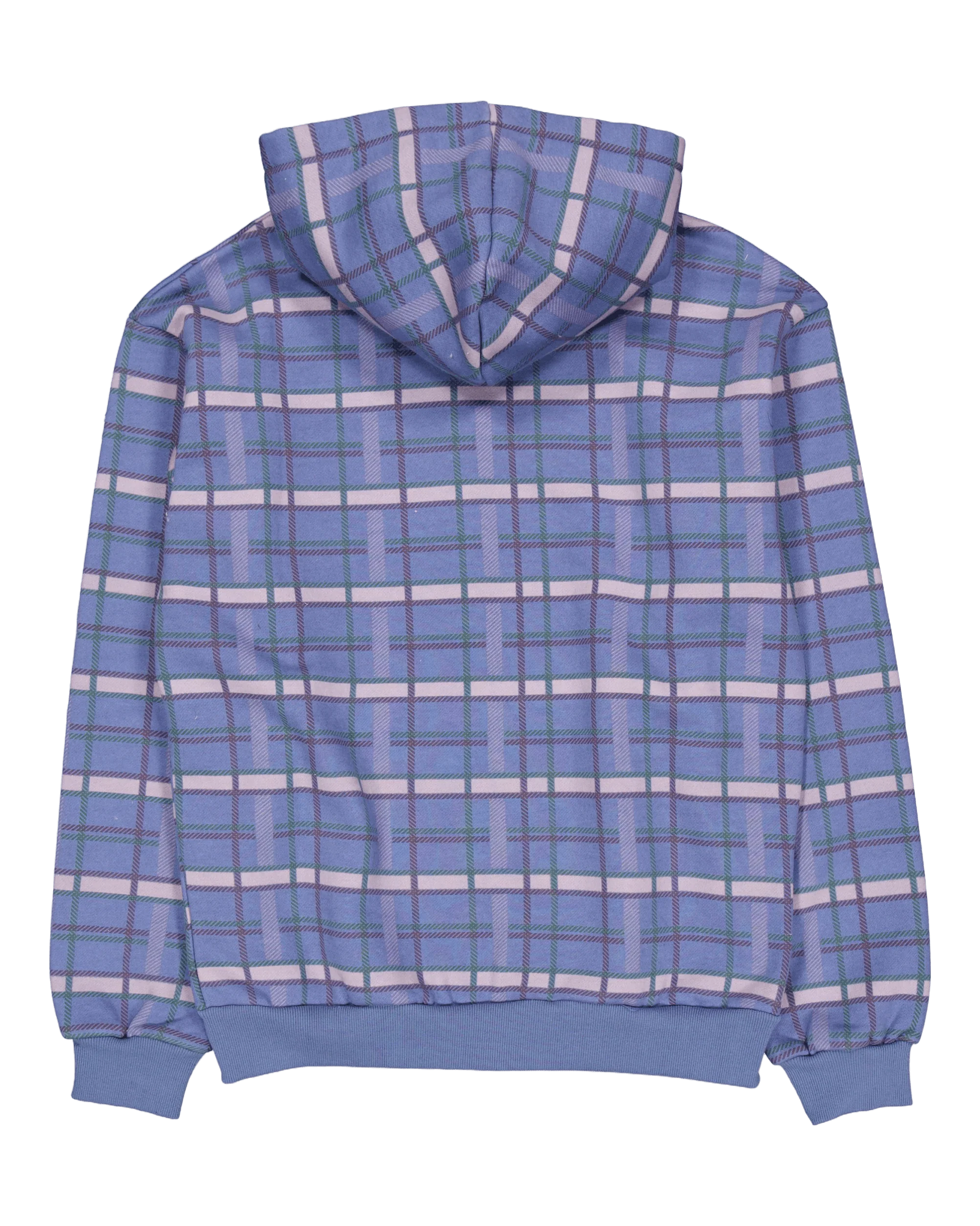 Butter Goods Edge Applique Zip-Thru Hoodie Plaid