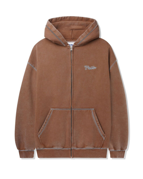 buttergoods Butter Goods Jive Zip-Thru Hoodie Washed Brown