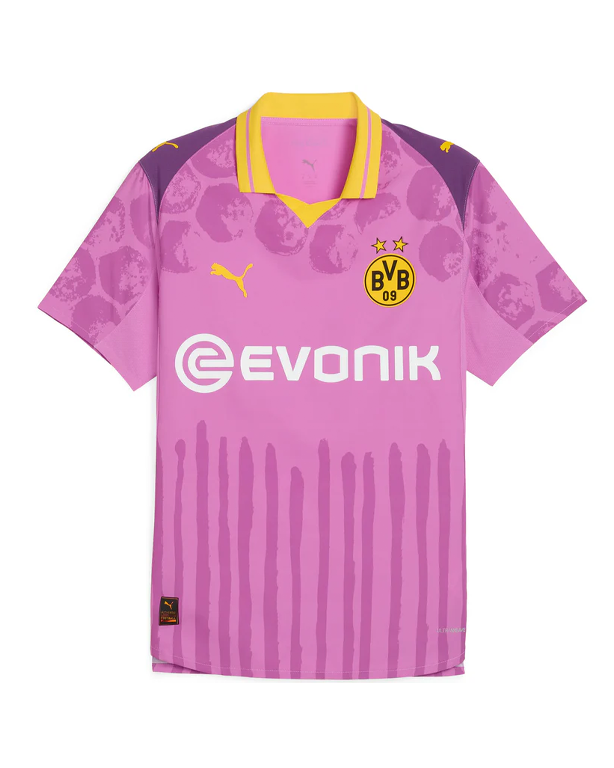Puma X Kidsuper Dortmund Jersey Replica - Mauve Pop/Faster Yellow
