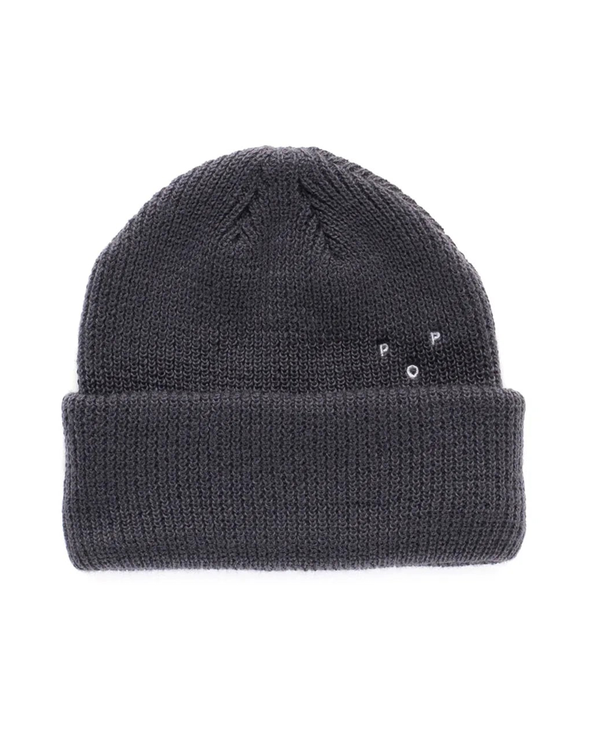 Pop Trading Company Basic Beanie - Charcoal
