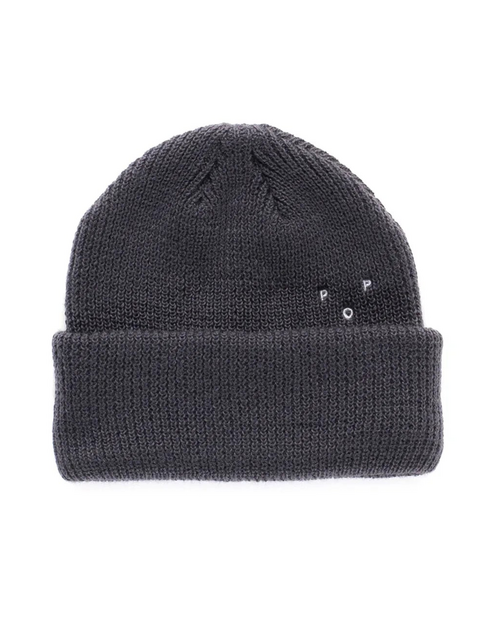 Pop Trading Co Pop Trading Company Basic Beanie - Charcoal