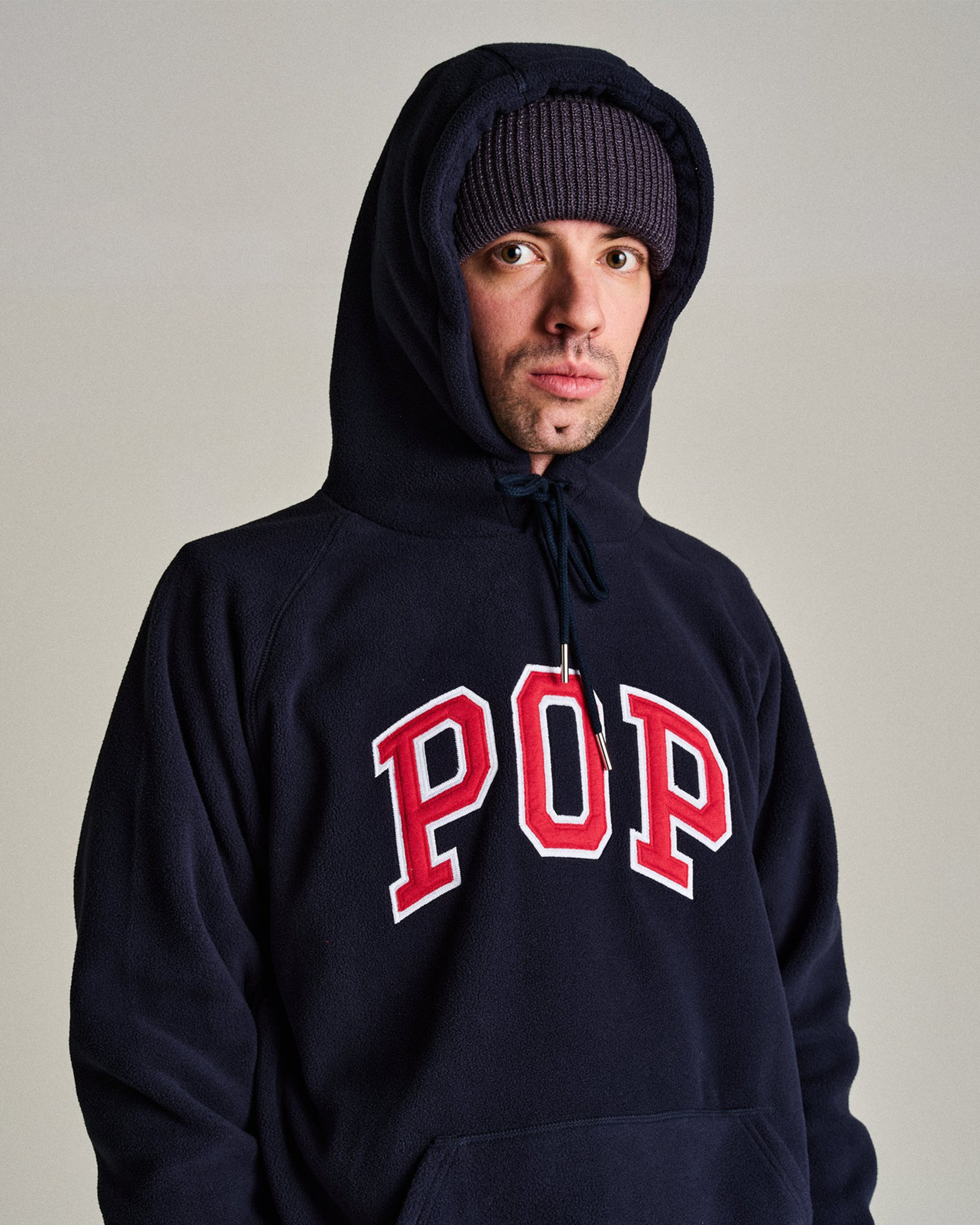 Pop Trading Company Basic Beanie - Charcoal