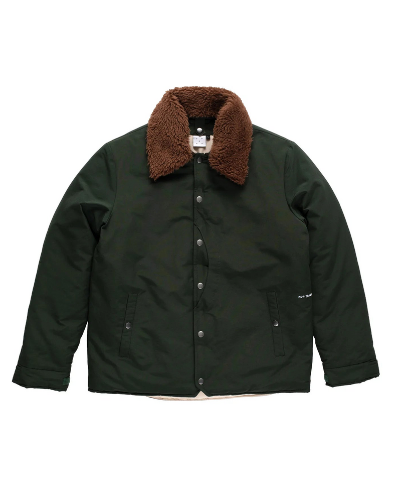 Pop Trading Co Pop Trading Company Padded Jacket Duffel Green